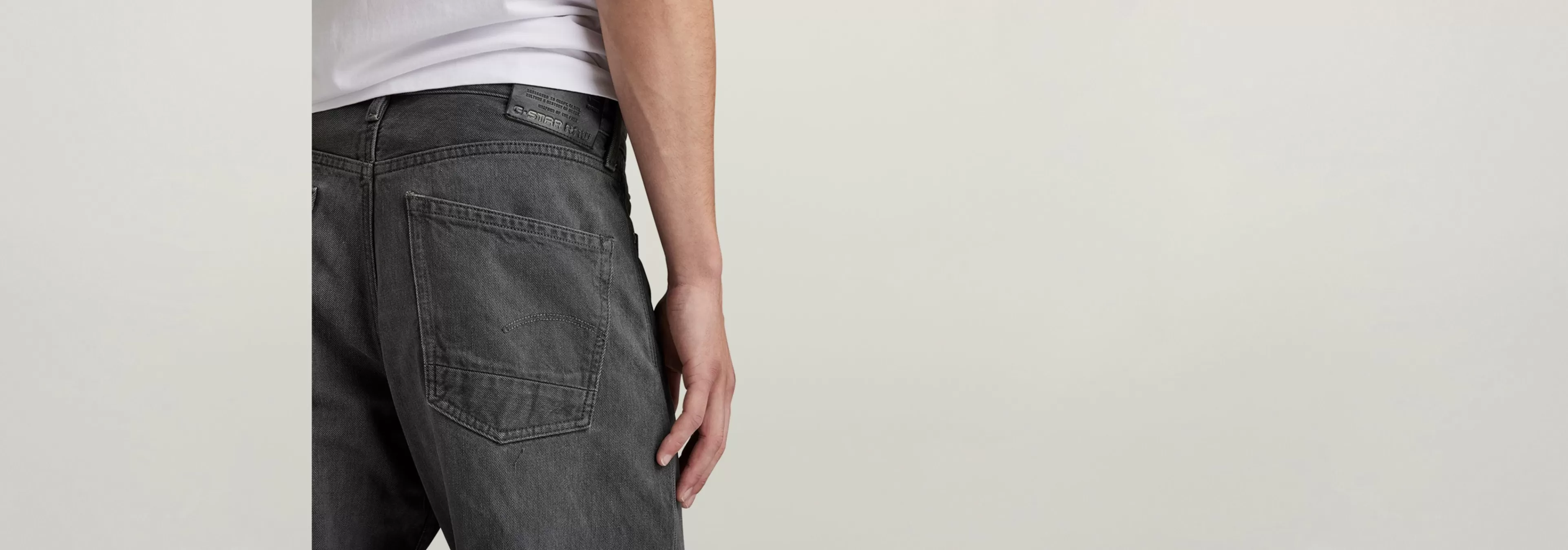Store G-Star Dakota Regular Straight Jeans faded black ink