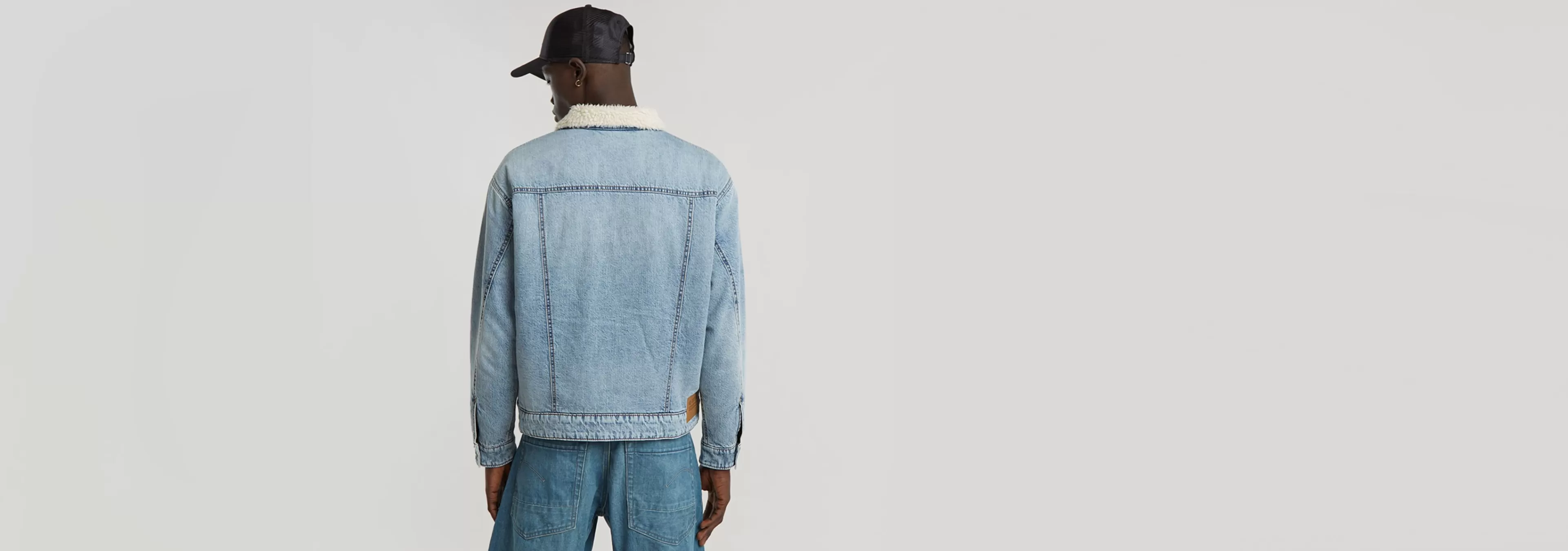 Clearance G-Star Dakota Sherpa Jack sun faded cloudburst