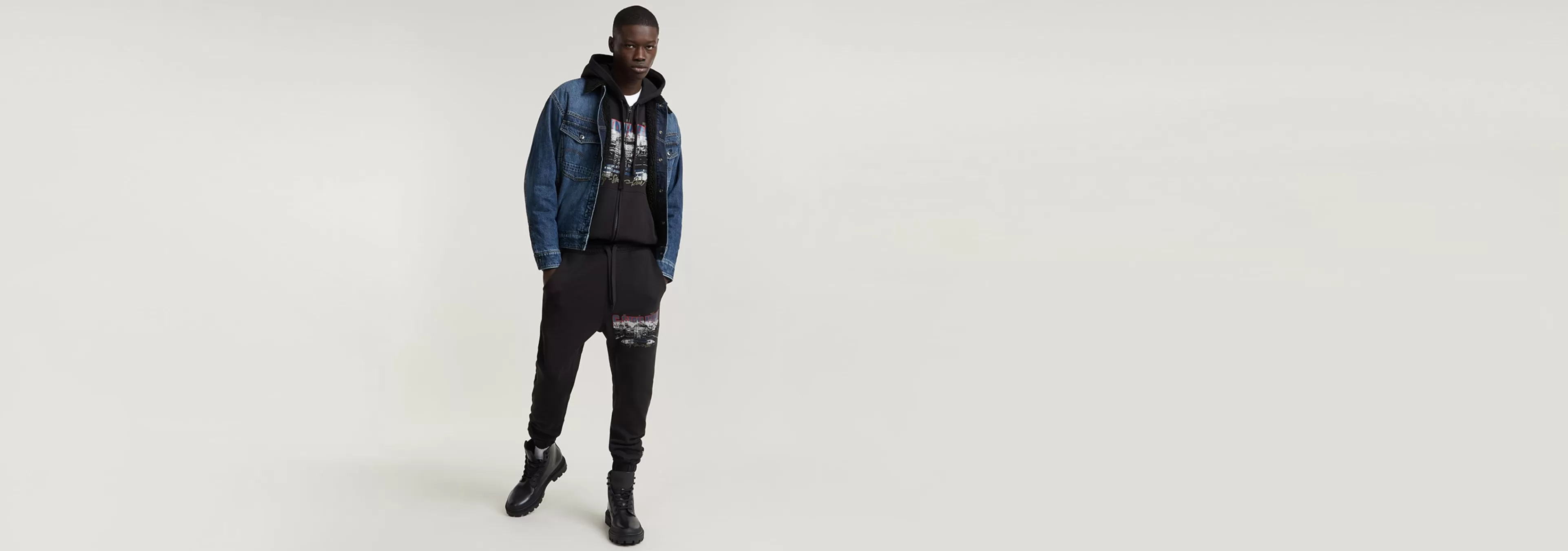 Outlet G-Star Dakota Sherpa Jack worn in waterspouts