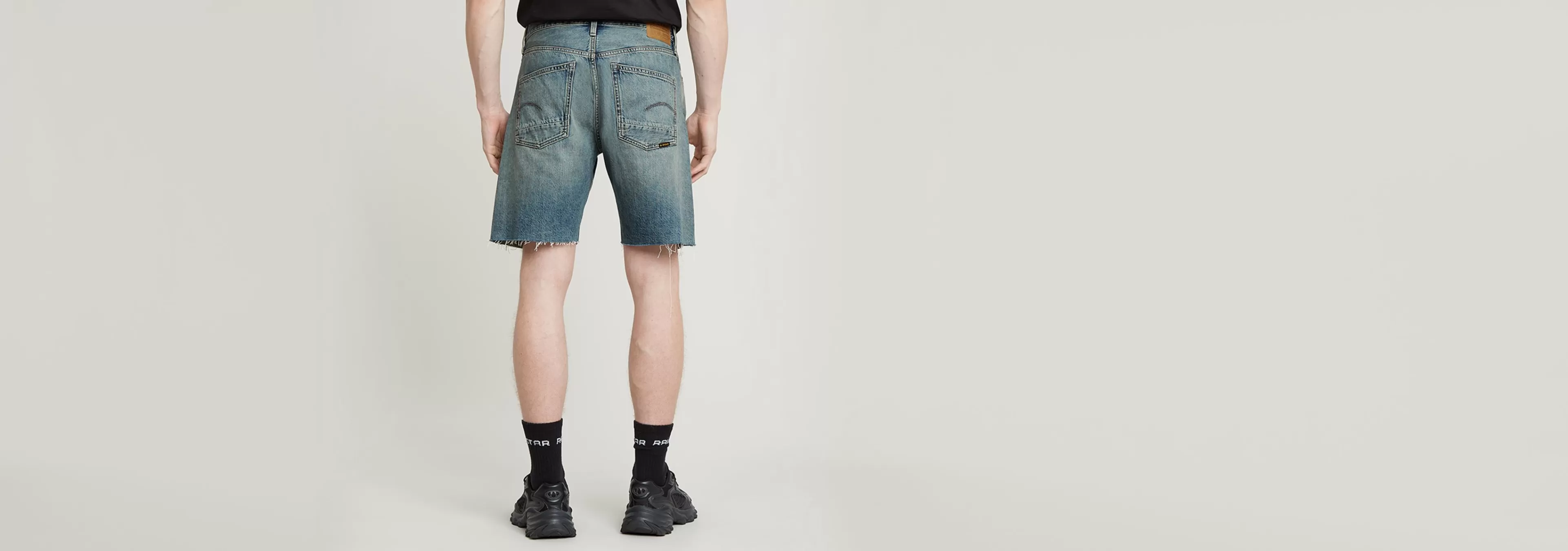Flash Sale G-Star Dakota Short Raw Edge antique faded ripped laguna