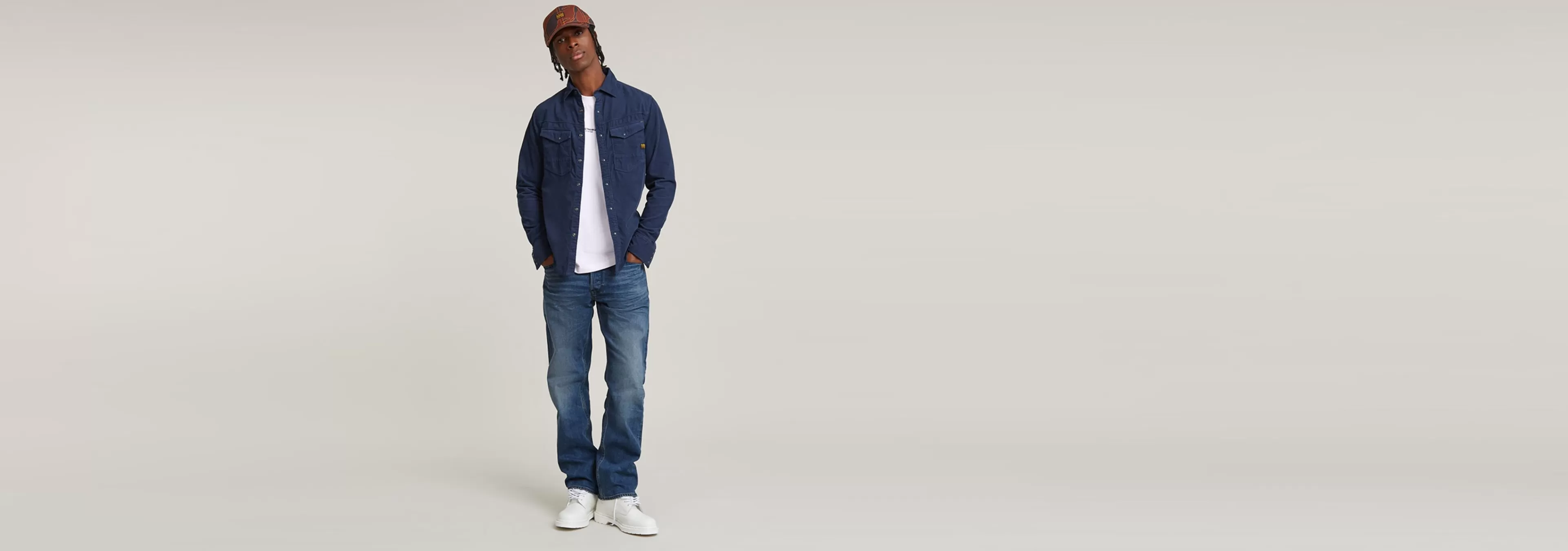 Discount G-Star Dakota Slim Shirt dk sea blue gd