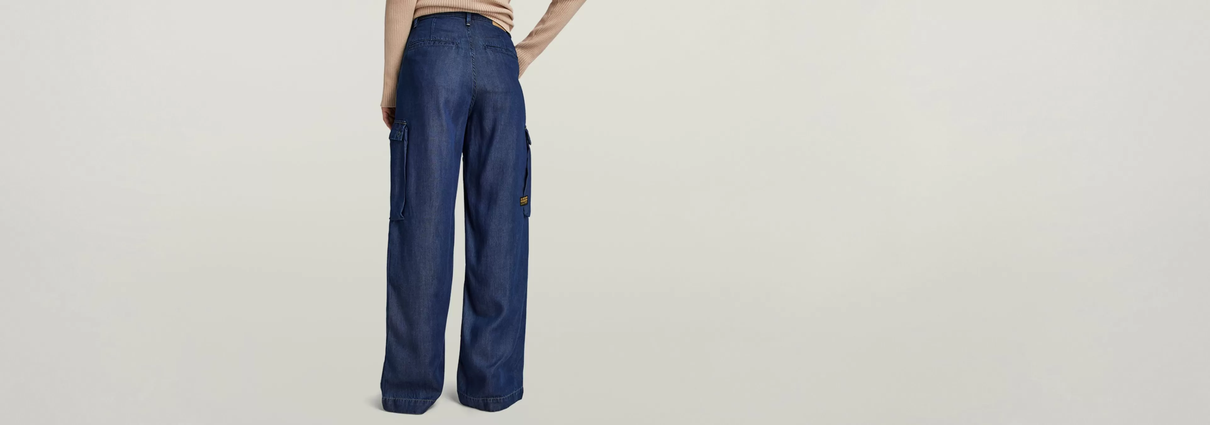 New G-Star Deck 2.0 Chino Cargo Jeans rinsed