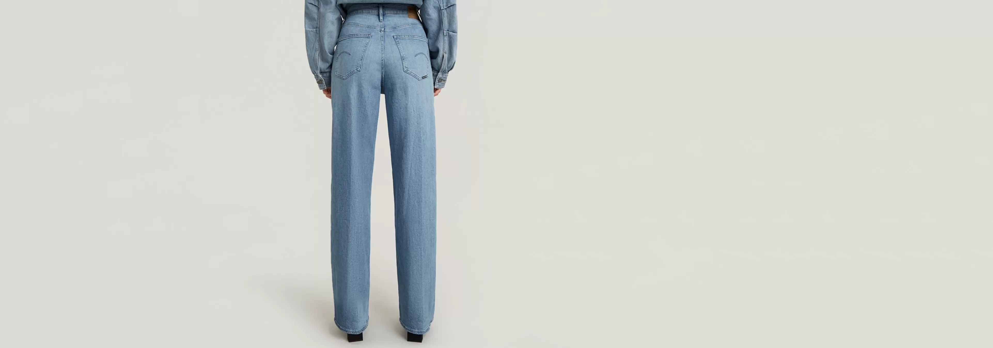 Fashion G-Star Deck 2.0 High Loose Jeans sun faded amparo blue