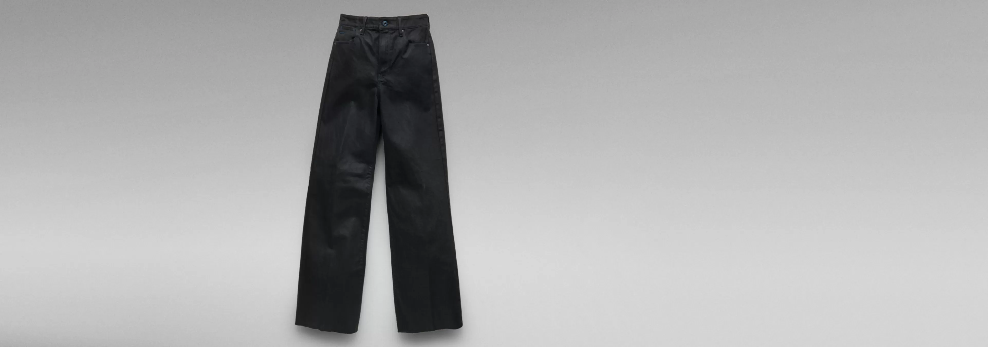 Flash Sale G-Star Deck Ultra High Wide Leg Jeans pitch black