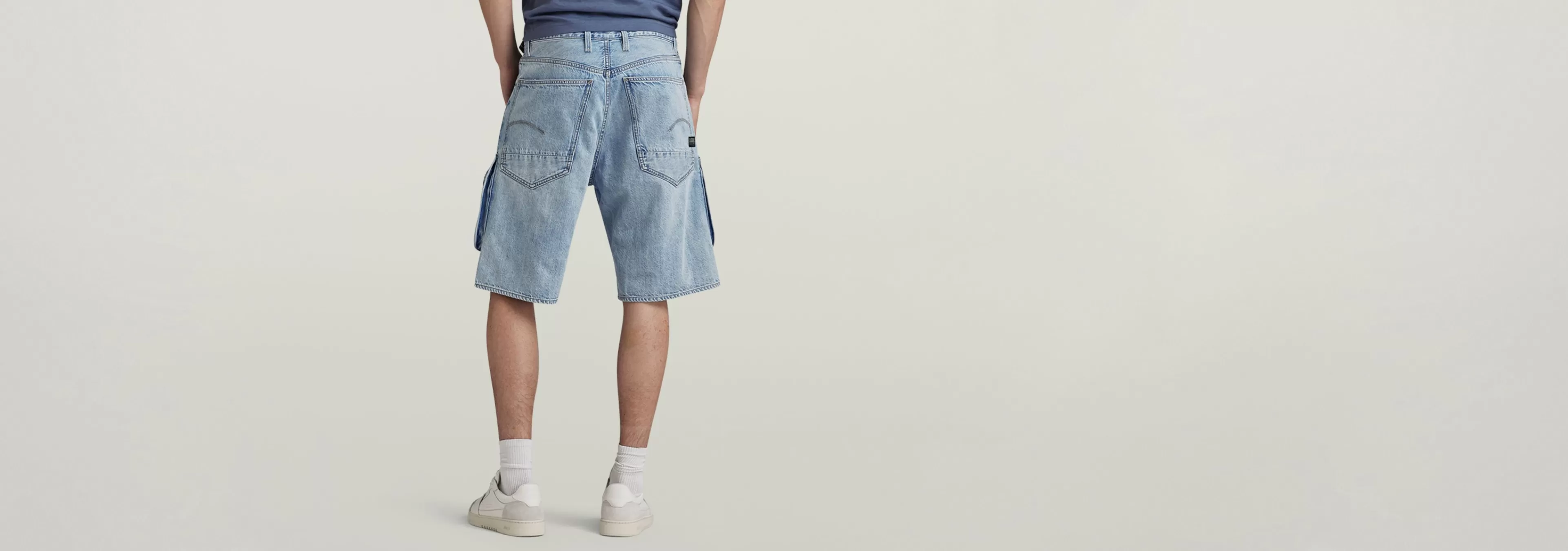 Flash Sale G-Star Denim Cargo Loose Short sun faded cloudburst