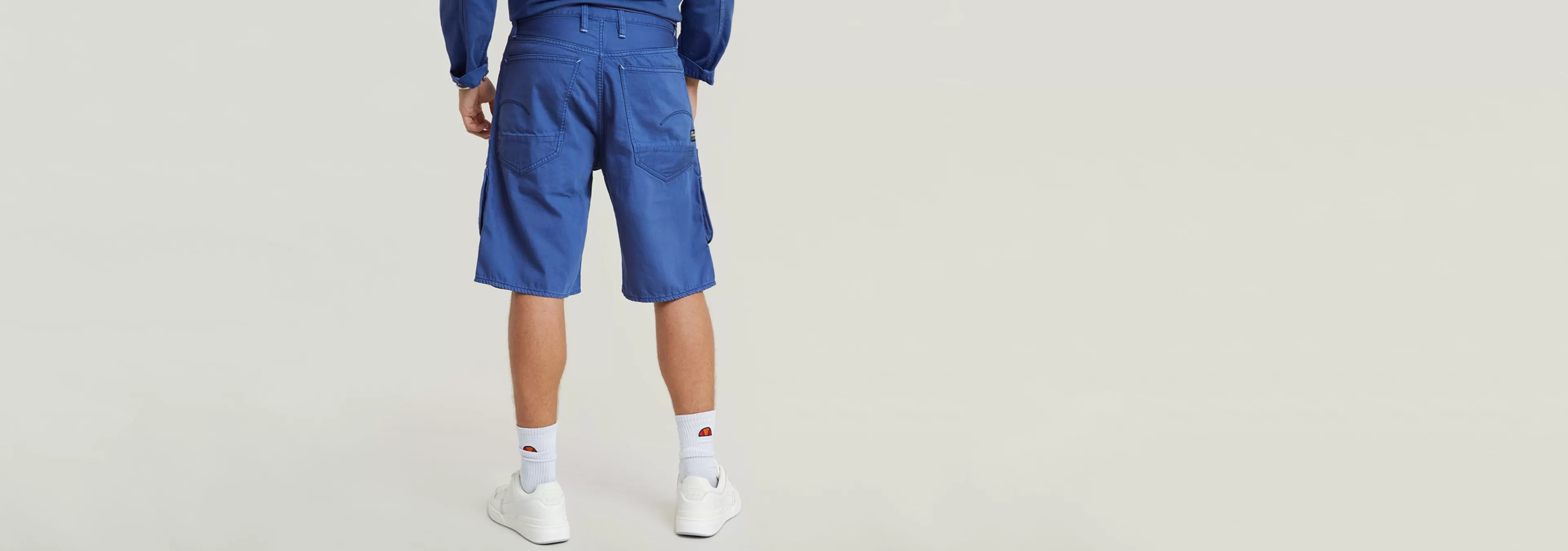 Sale G-Star Denim Cargo Loose Short faded blue papillon gd