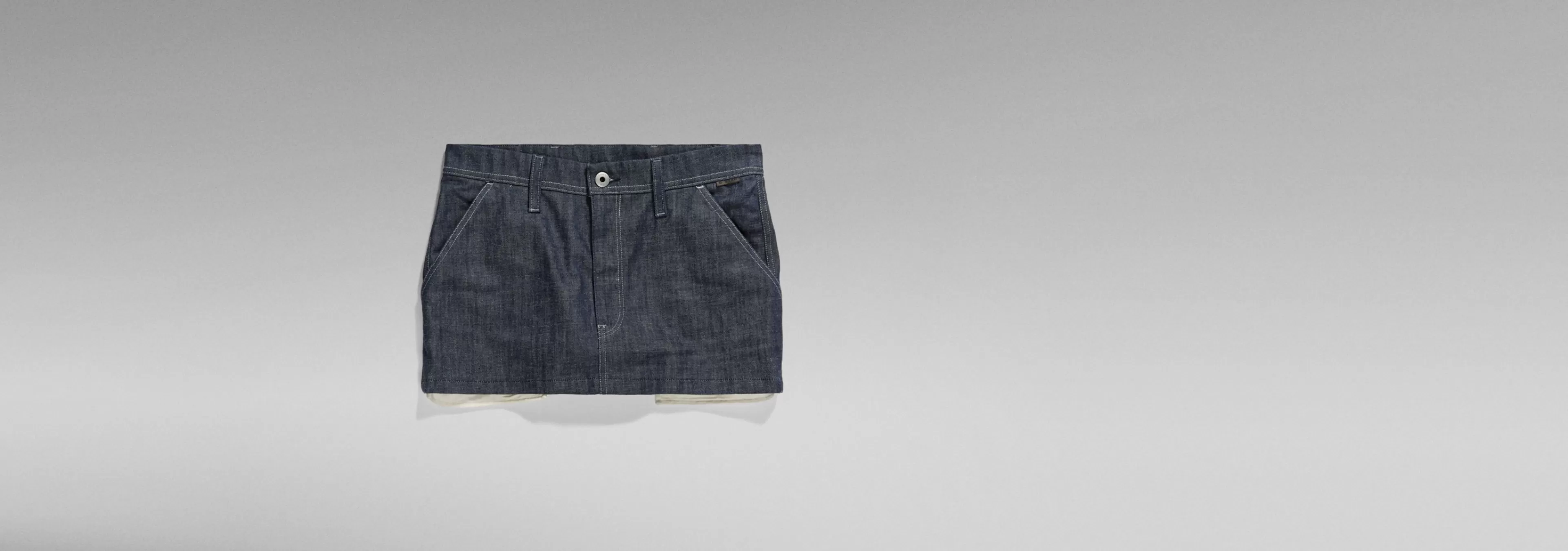 Fashion G-Star Denim Mini Skirt stay raw denim