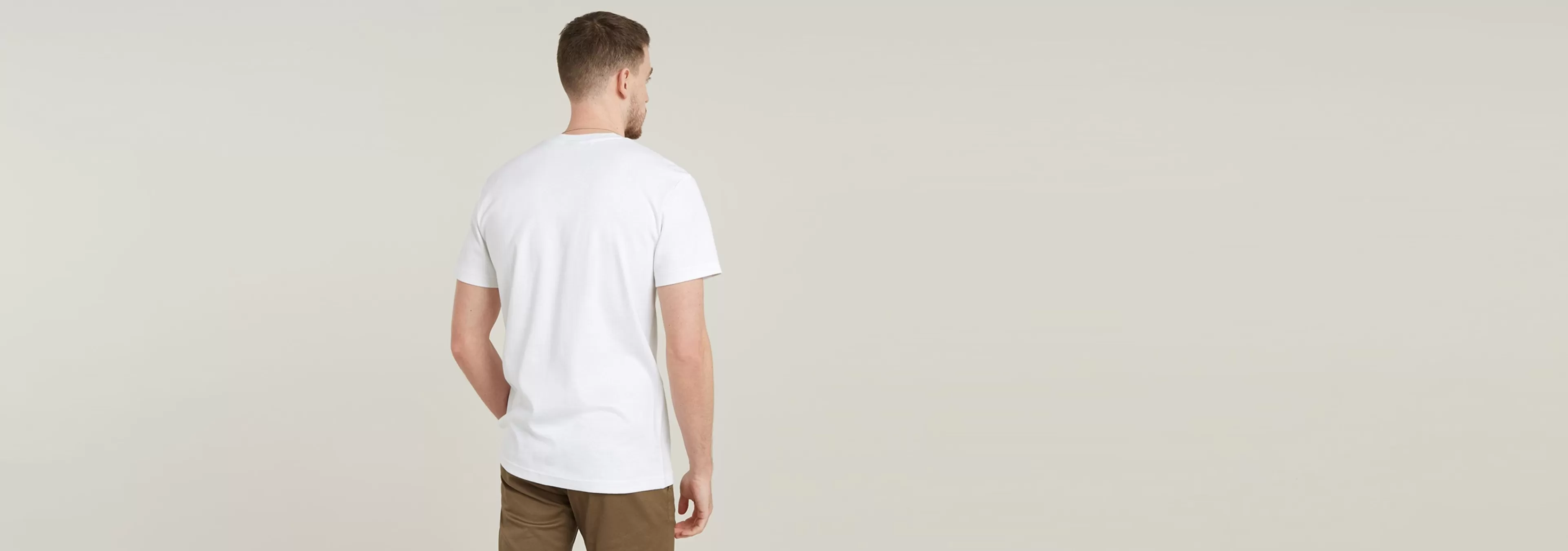 Fashion G-Star Destroyed Old Skool Logo T-Shirt white