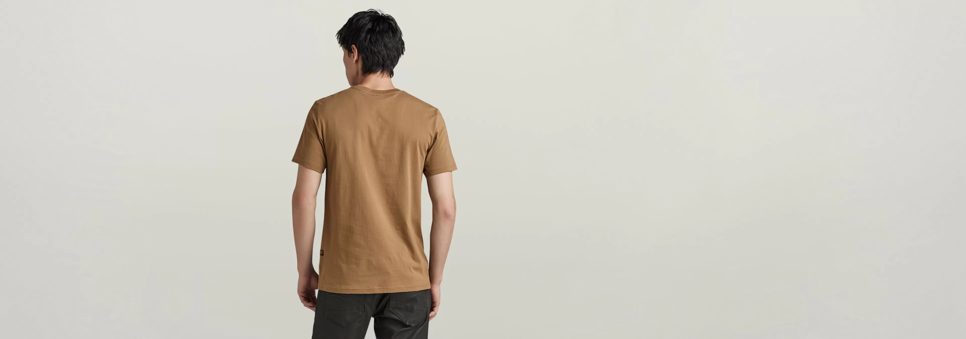 Flash Sale G-Star Distressed Originals Slim T-Shirt Dark Fawn