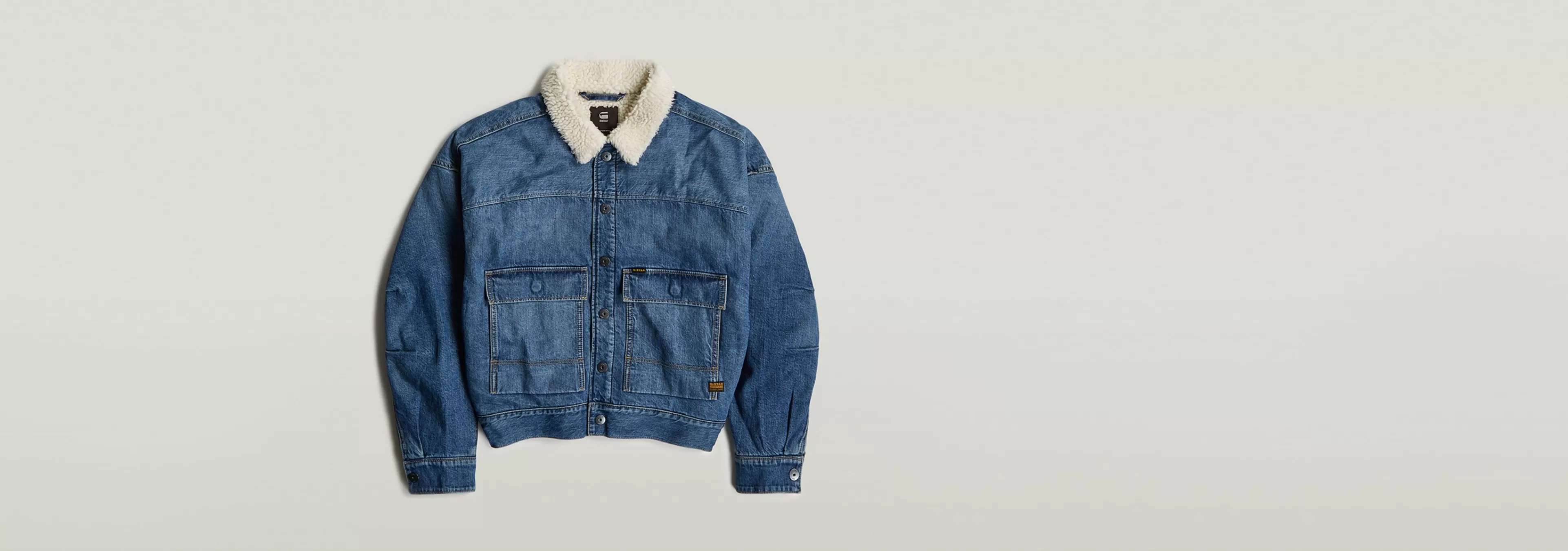 New G-Star Drifter Sherpa Jack faded cliffside blue