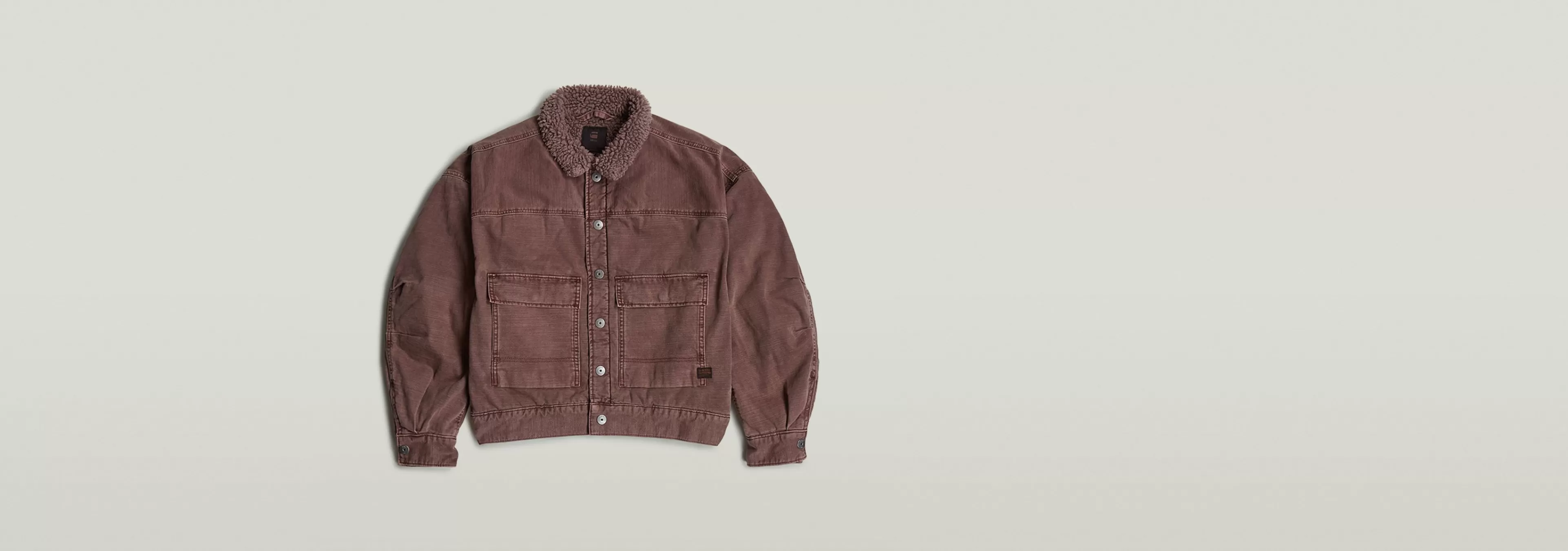 Hot G-Star Drifter Sherpa Jack faded brown stone gd