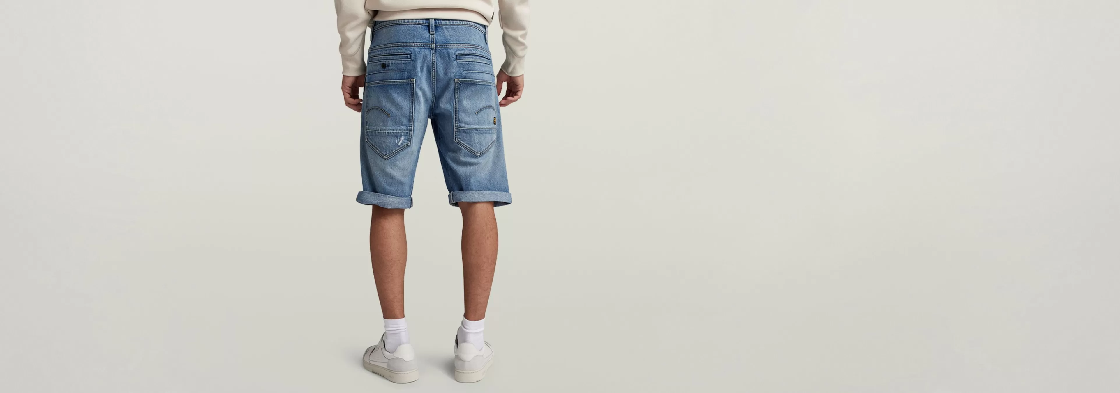 Clearance G-Star D-Staq 3D Short sun faded zee destroyed