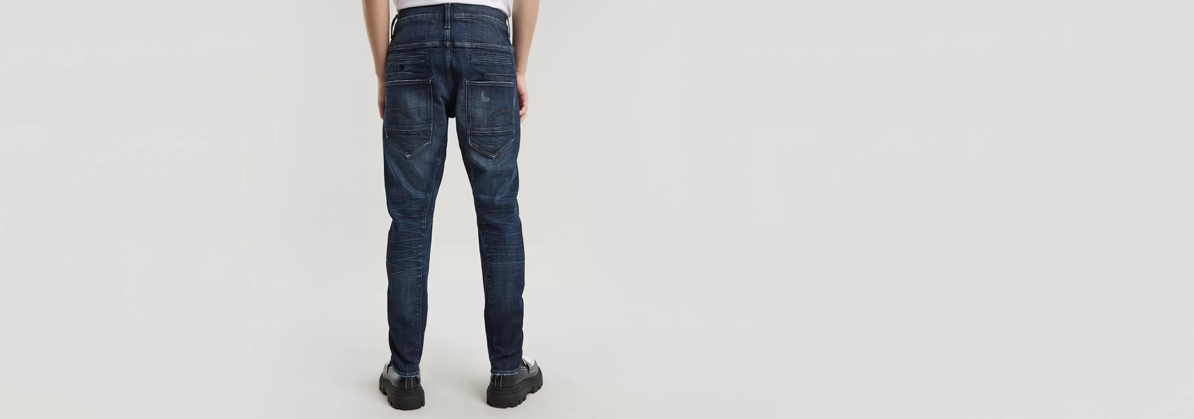 Store G-Star D-Staq 3D Slim Jeans worn in galaxy rays destroyed