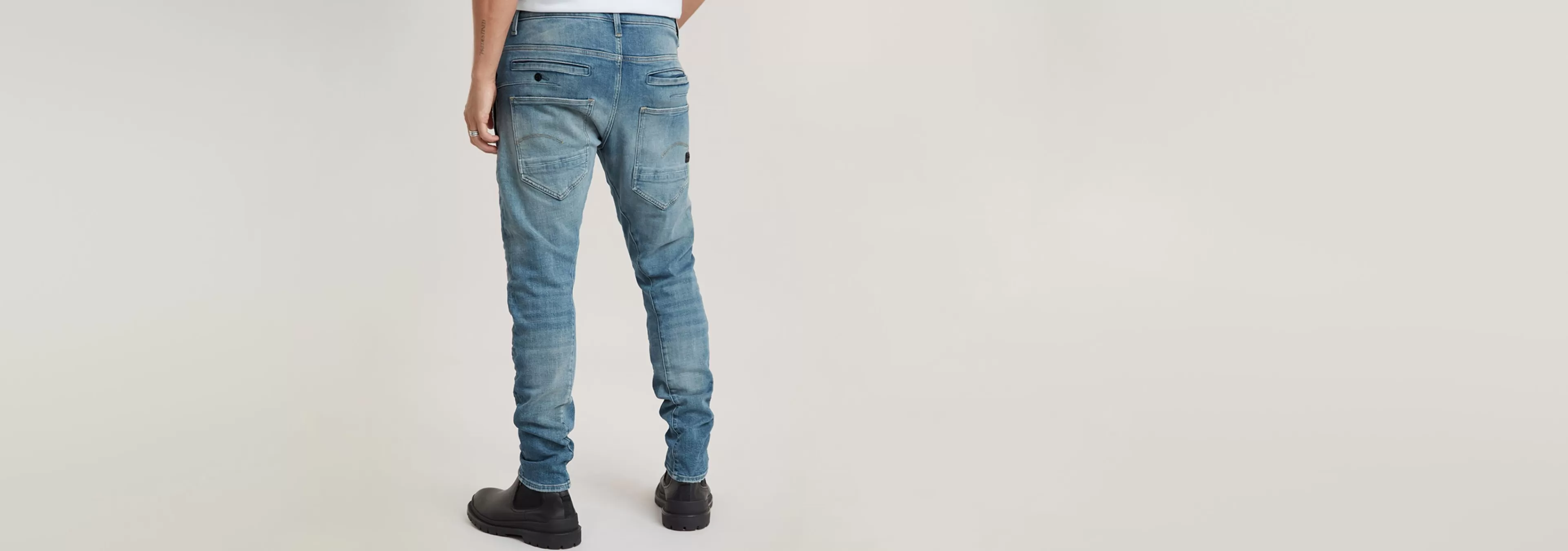 Best G-Star D-Staq 3D Slim Jeans sun faded biscay blue