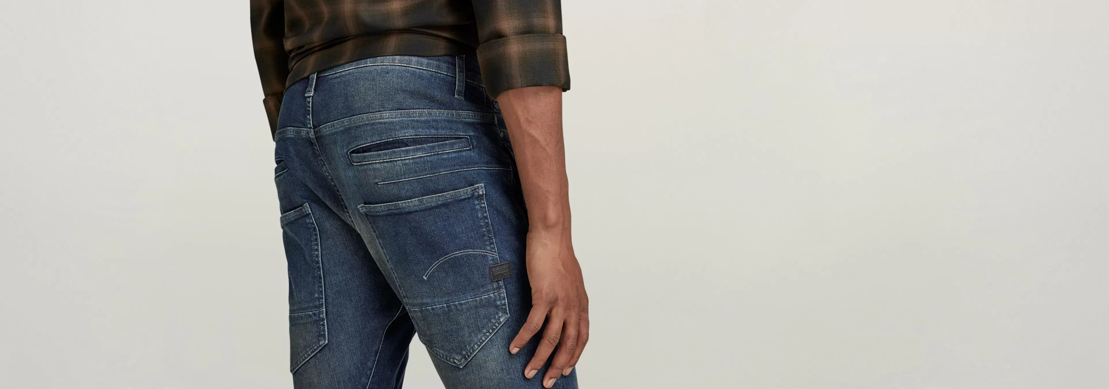 Fashion G-Star D-Staq 3D Slim Jeans antique forest blue