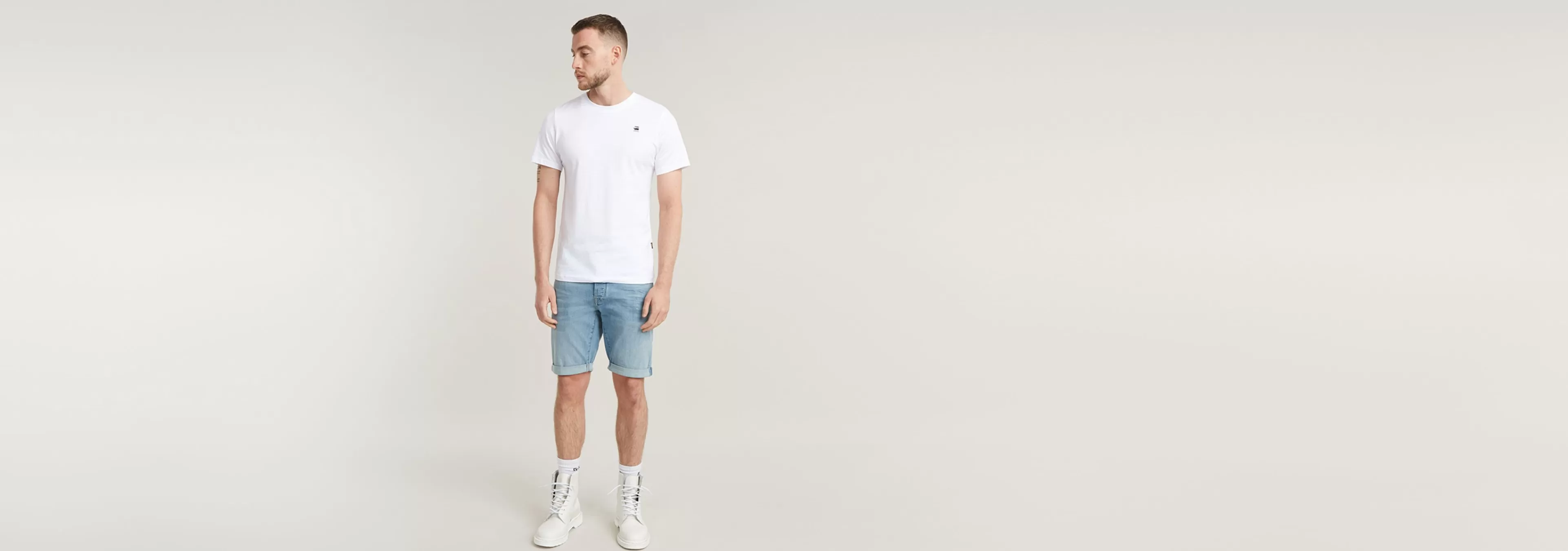 Store G-Star D-Staq 5-Pocket Short light aged