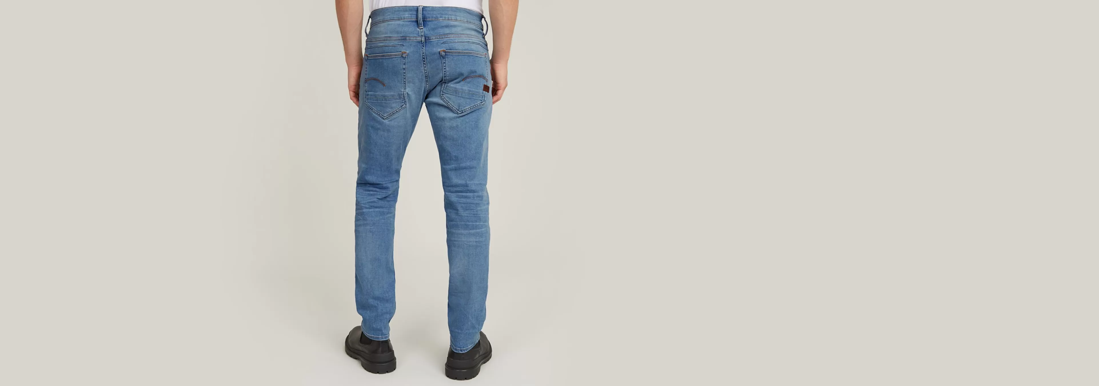 Store G-Star D-Staq 5-Pocket Slim Jeans light indigo aged