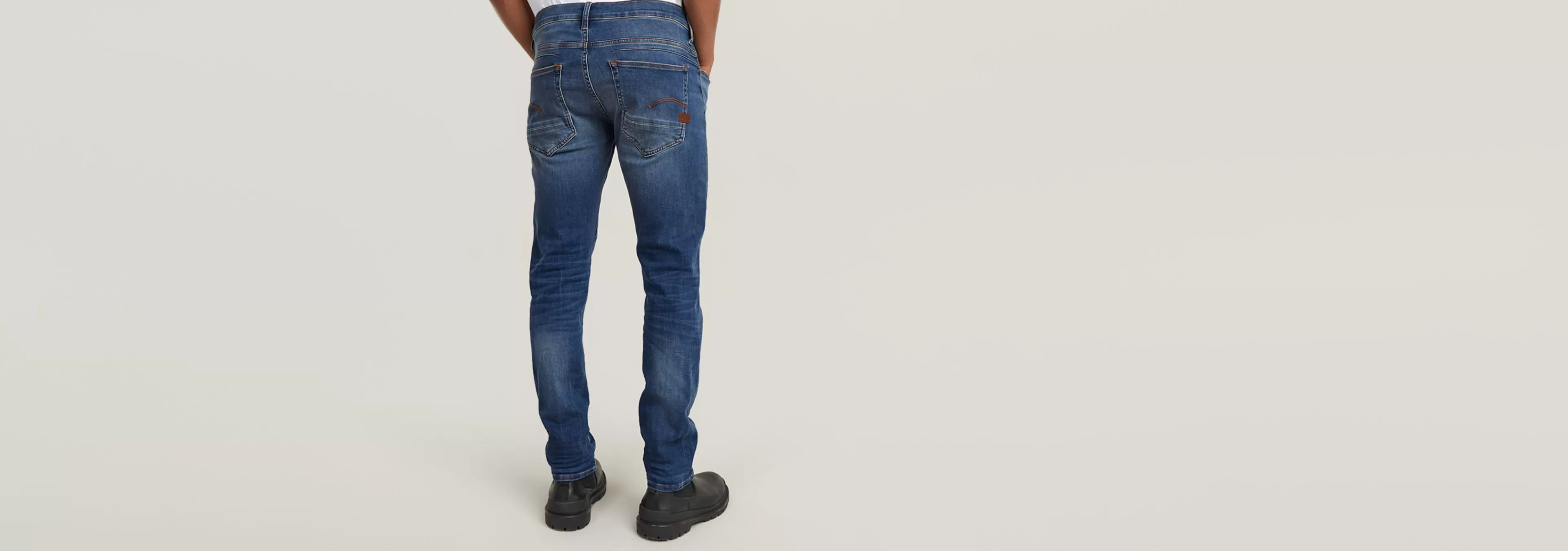 Clearance G-Star D-Staq 5-Pocket Slim Jeans medium indigo aged