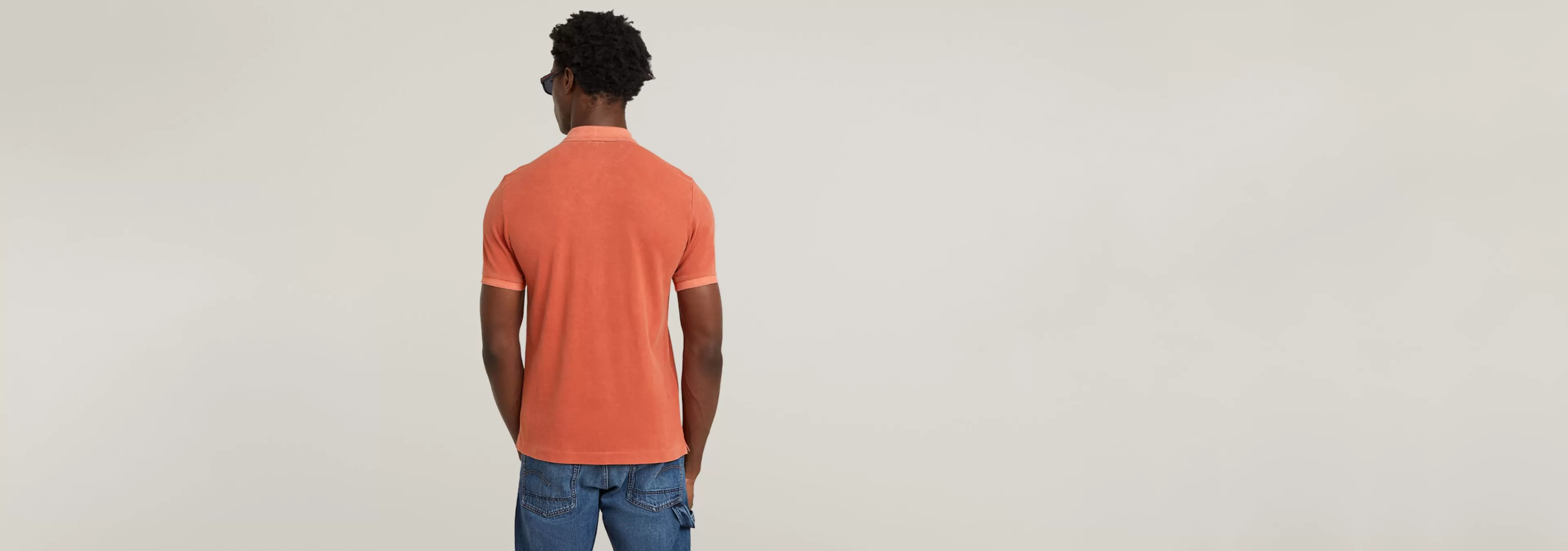 Shop G-Star Dunda Overdyed Slim Polo rusty red gd