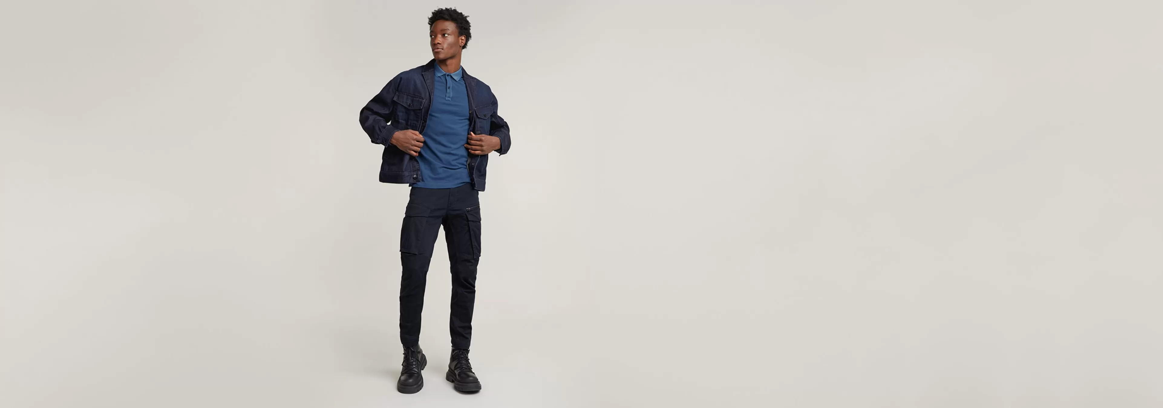 Fashion G-Star Dunda Overdyed Slim Polo dk sea blue gd