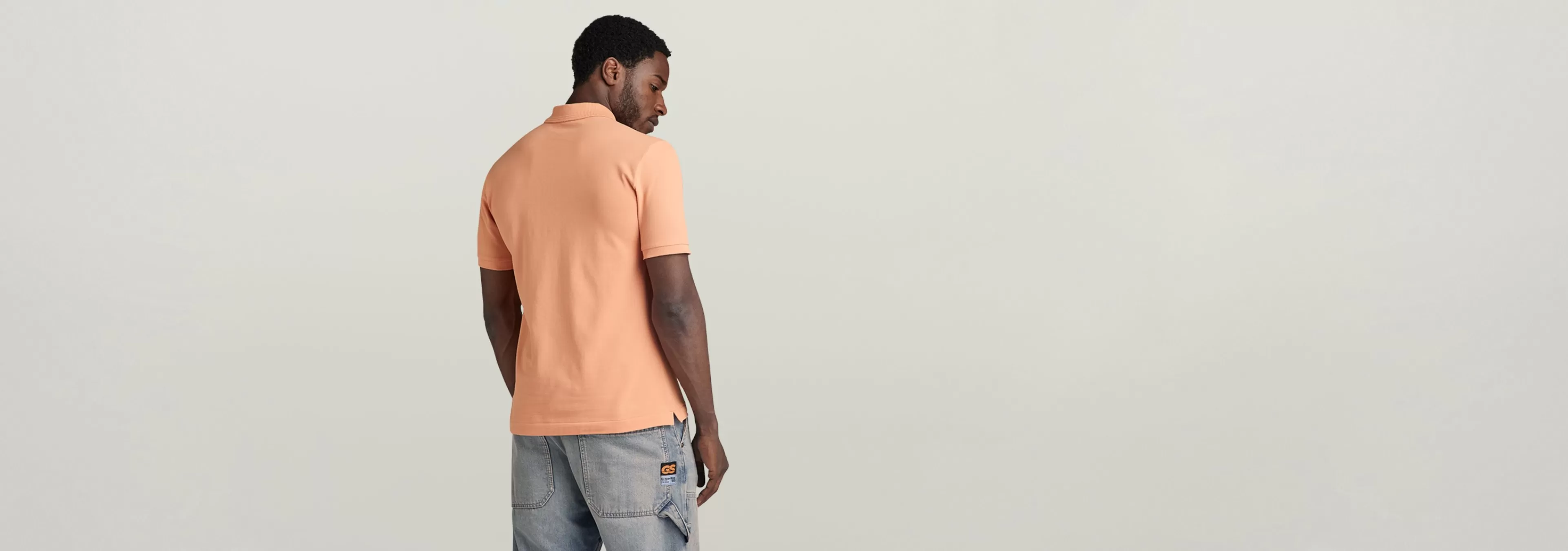 New G-Star Dunda Slim Polo peach bloom