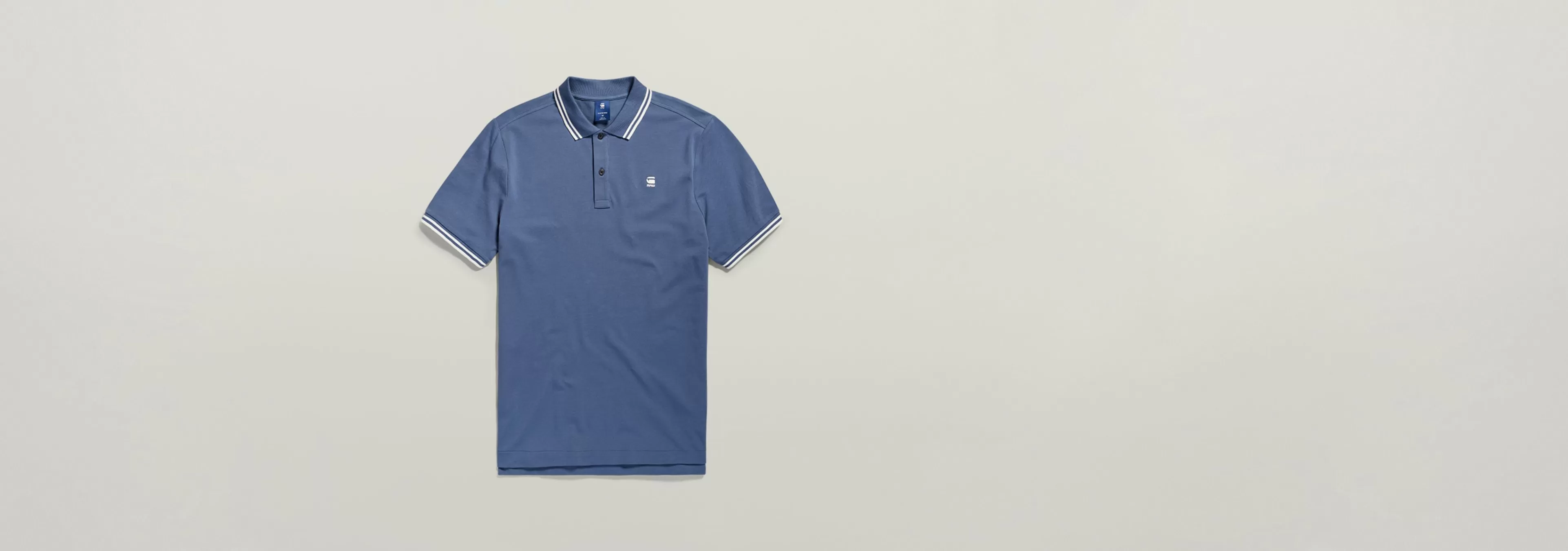 Cheap G-Star Dunda Slim Stripe Polo vintage indigo