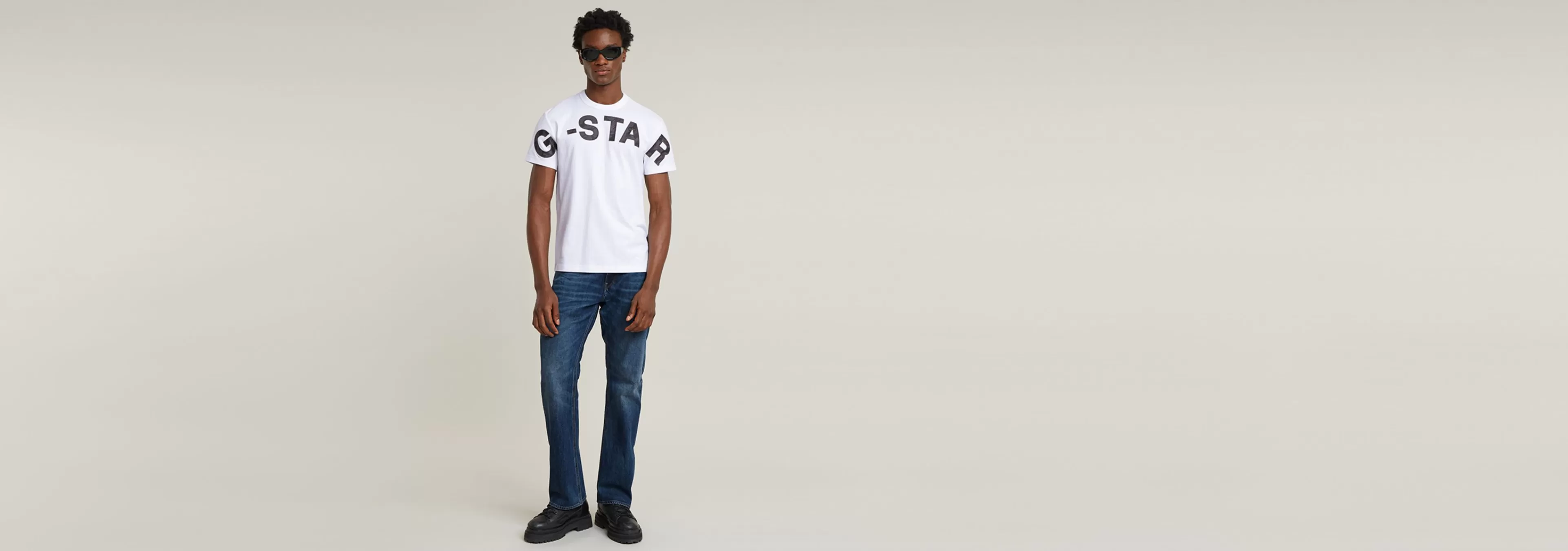 Flash Sale G-Star Embro Print T-Shirt white