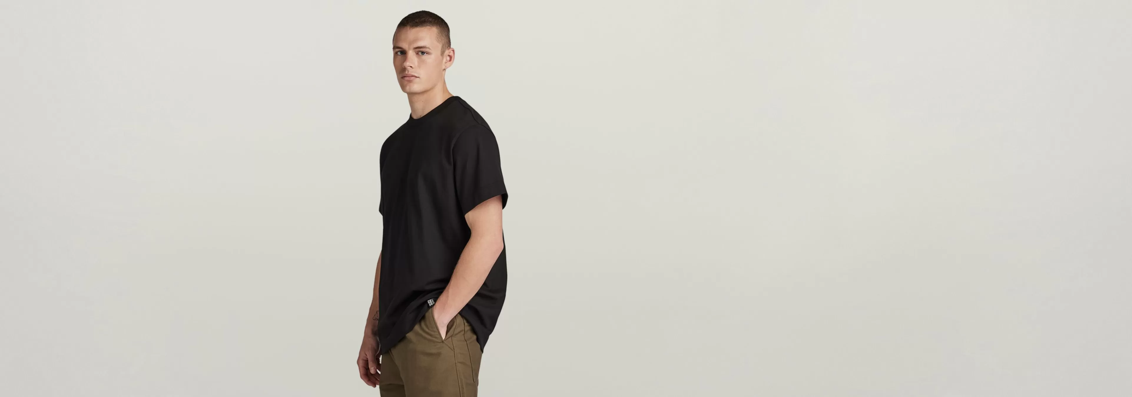 New G-Star Essential Loose T-Shirt dark black