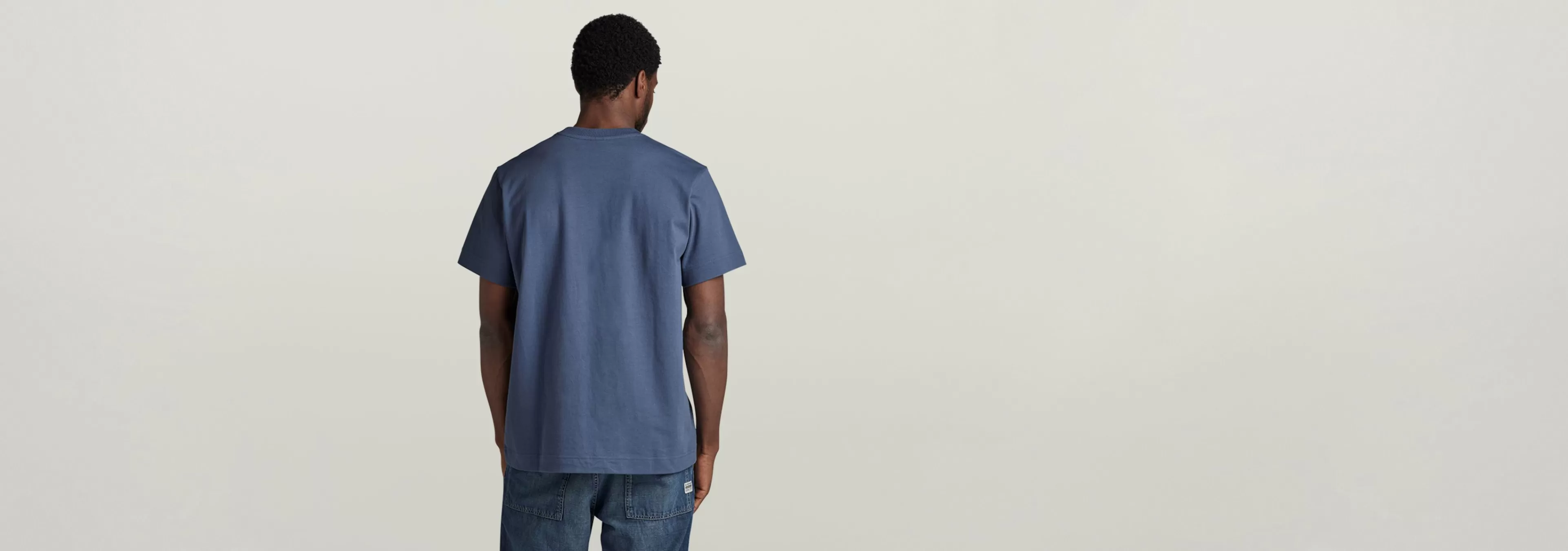 Shop G-Star Essential Loose T-Shirt vintage indigo