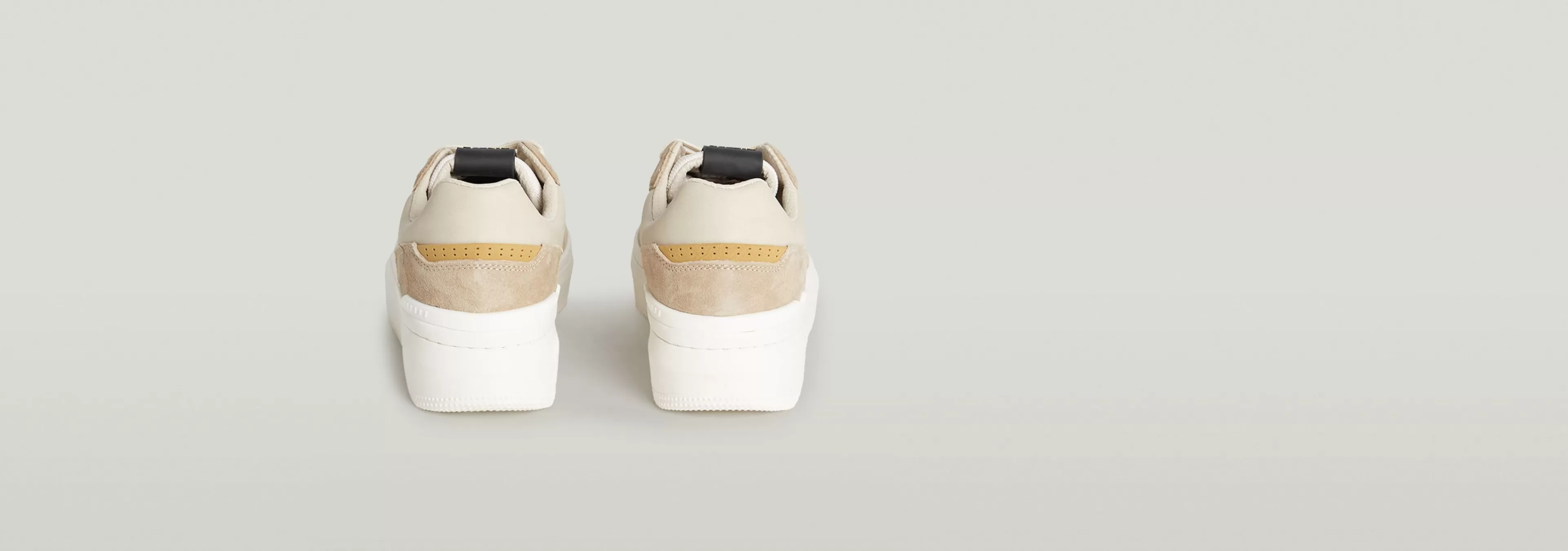 Hot G-Star Eve Lederen Denim Sneakers off white/sand