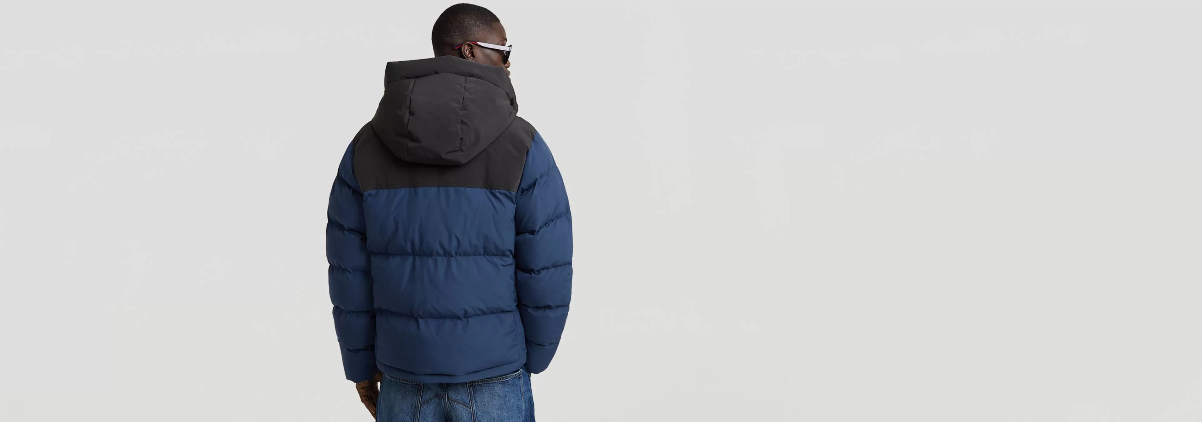 Best Sale G-Star Expedition Puffer dk sea blue