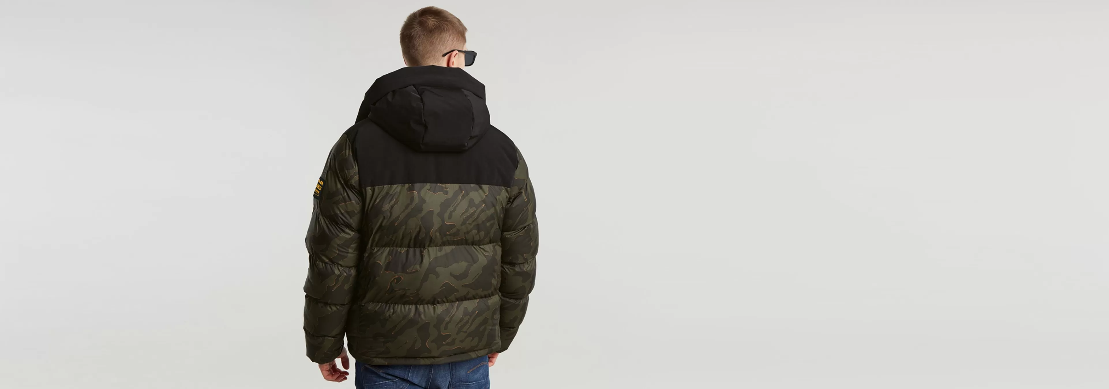 Best G-Star Expedition Puffer shadow olive island camo