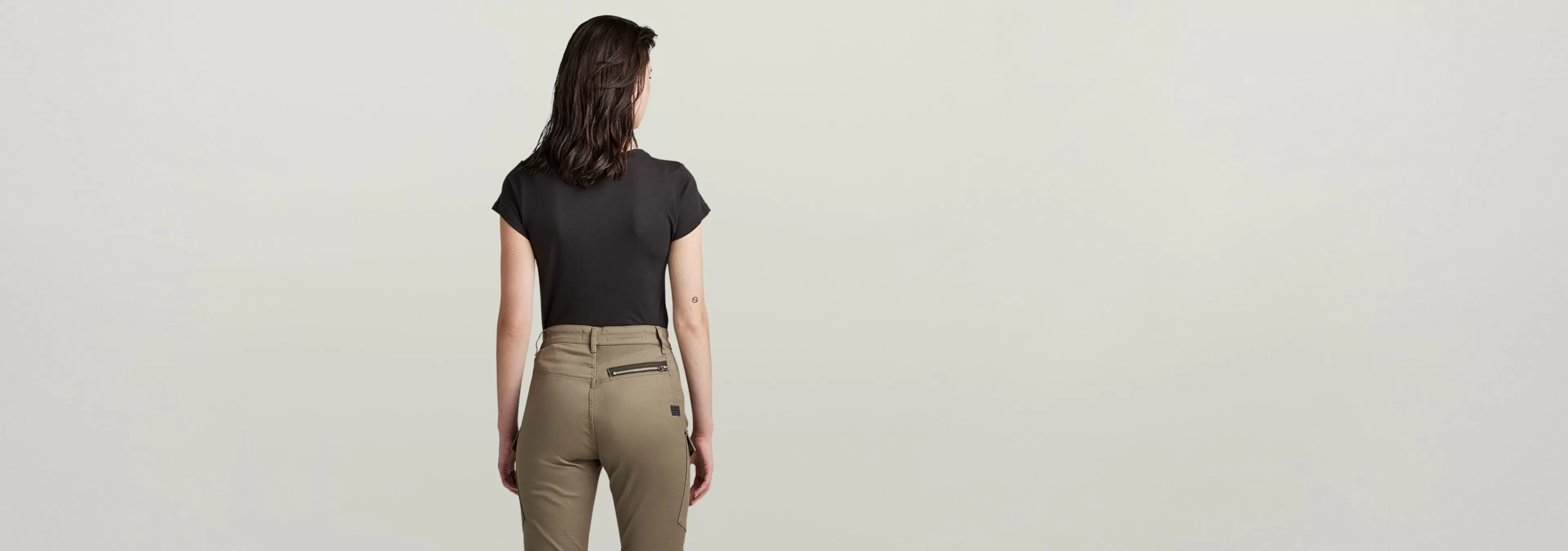 Best Sale G-Star Eyben Slim V-Hals Top dark black