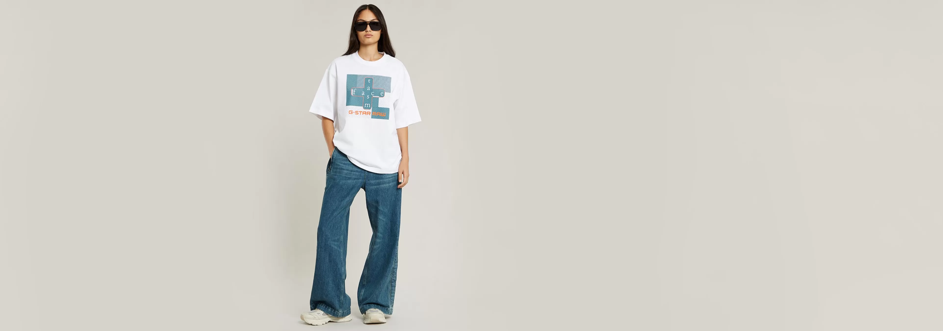 Fashion G-Star FACETASM Unisex T-Shirt white