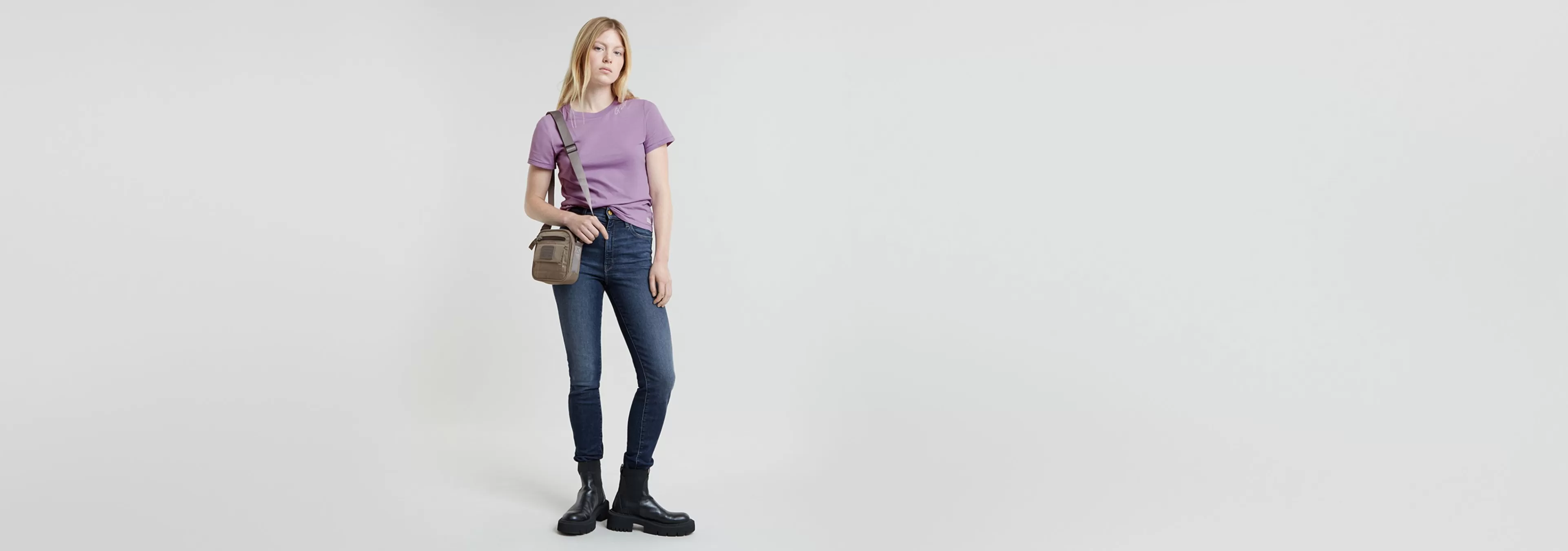 Sale G-Star Faux Embro Logo Top rhapsody