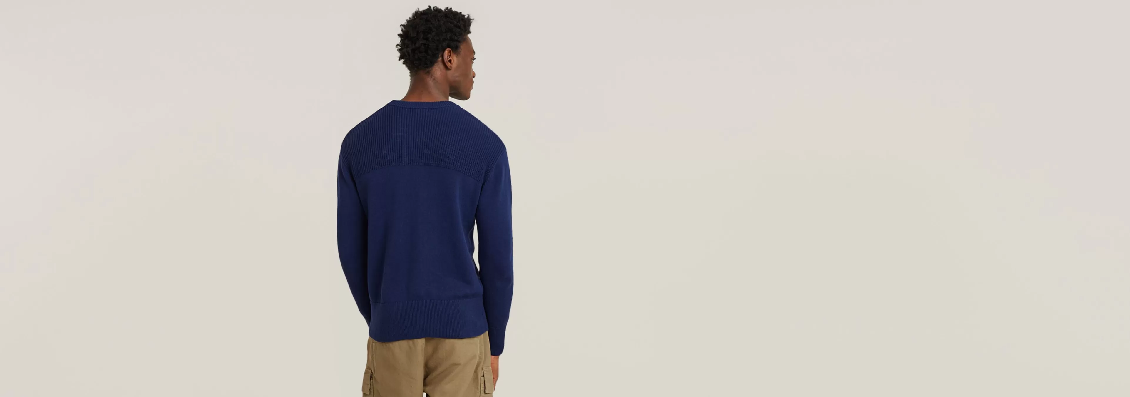 Fashion G-Star Fisherman Gebreide Sweater imperial blue