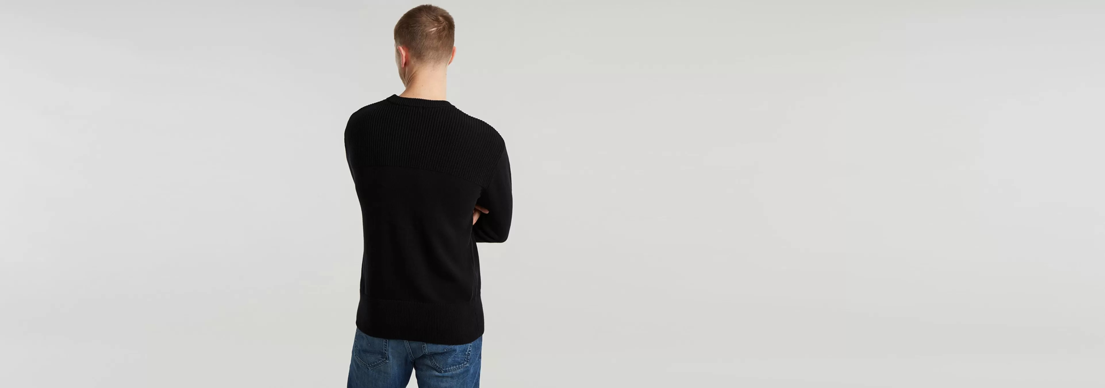 Fashion G-Star Fisherman Gebreide Sweater dark black