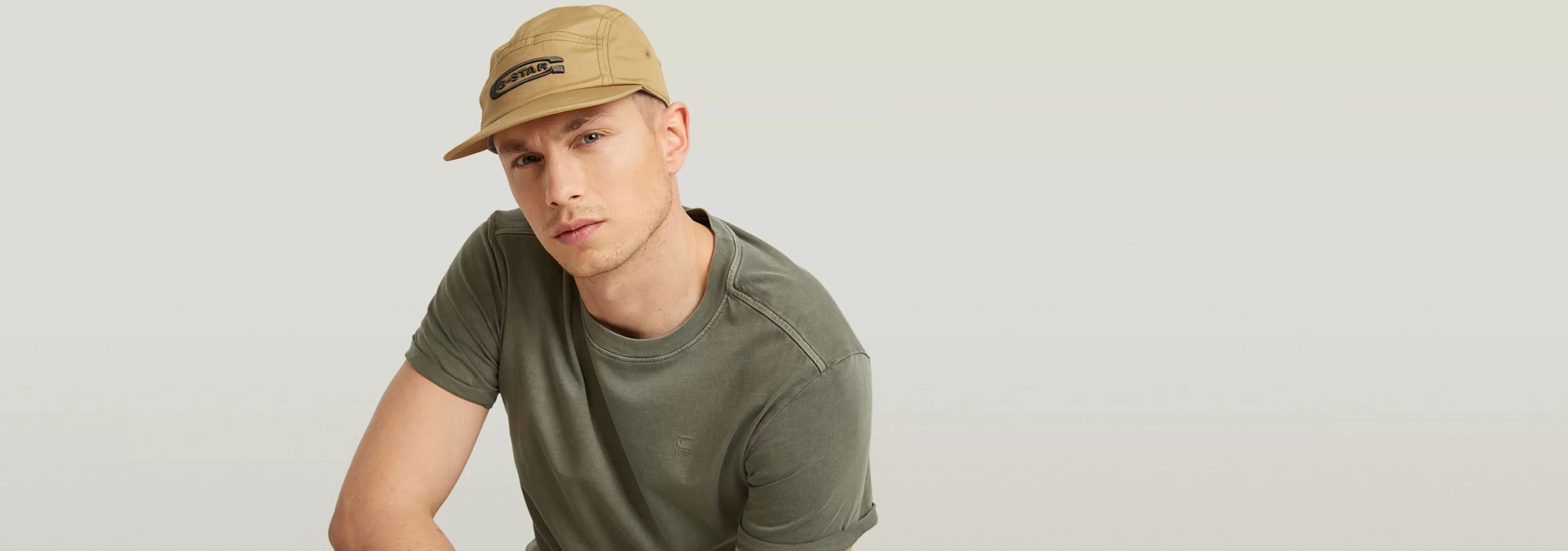 Sale G-Star Flat Brim 5 Panel Cap fennel seed