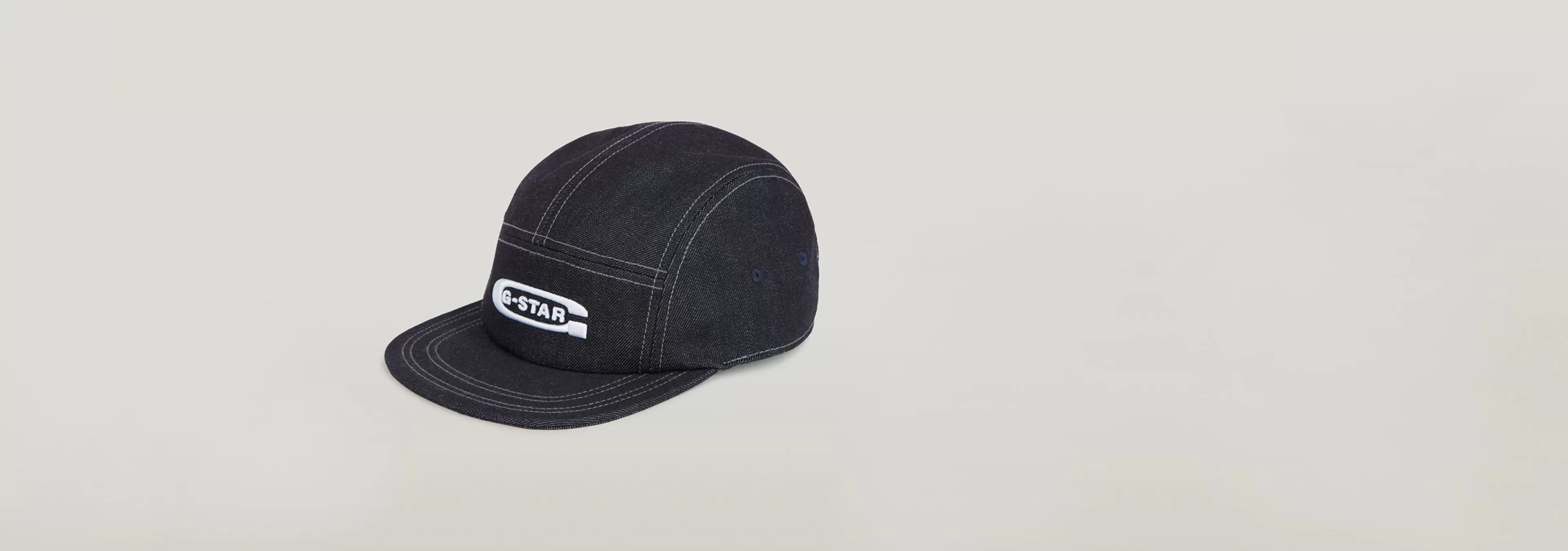 Clearance G-Star Flat Brim 5 Panel Cap rinsed