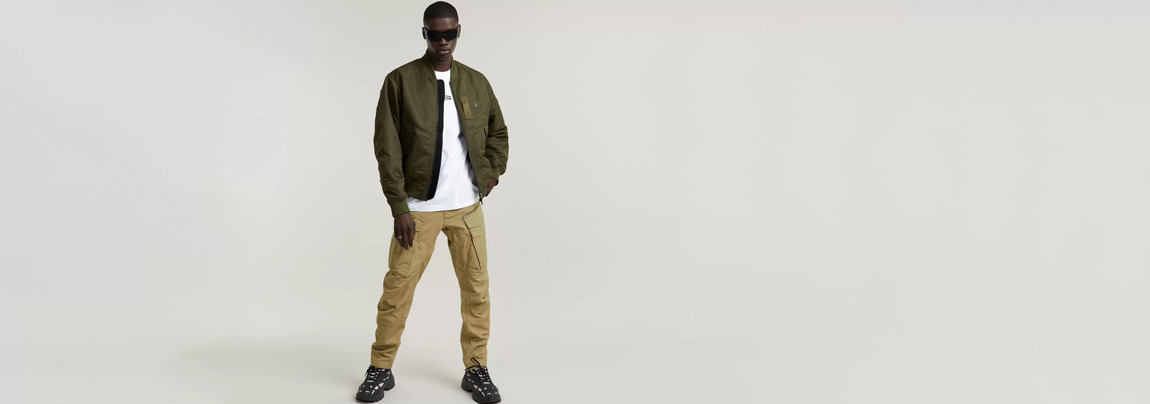 Sale G-Star Flight GA-1 Bomberjack shadow olive