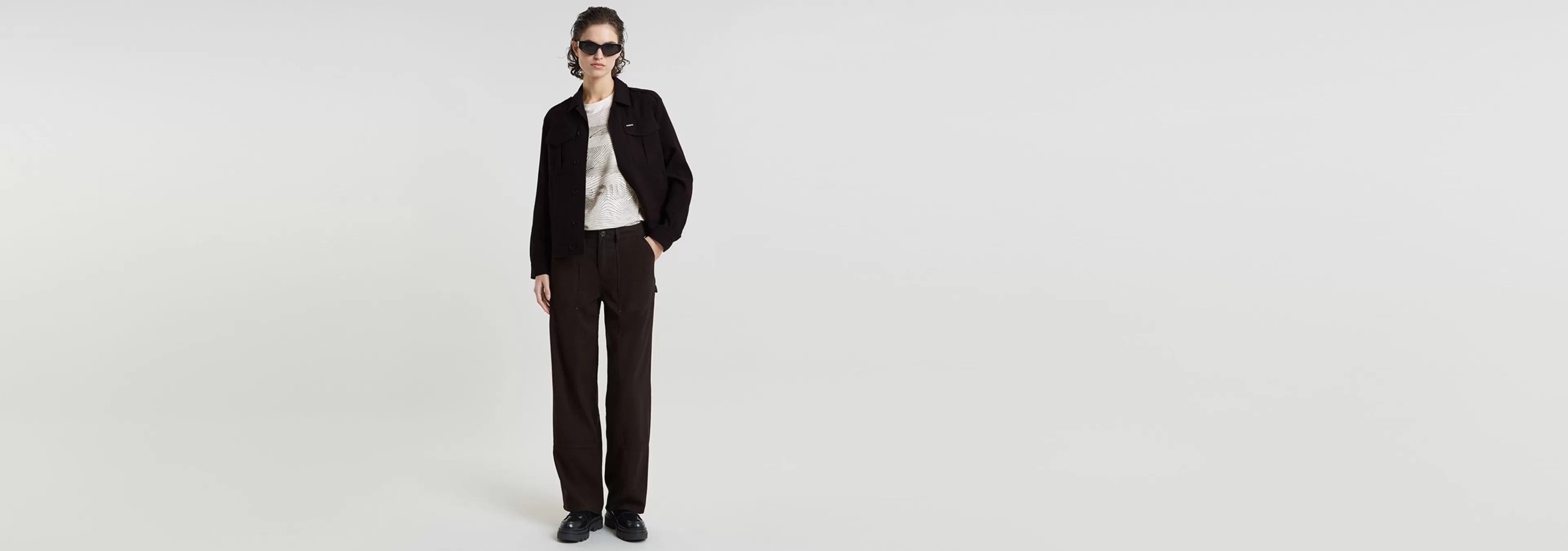 Best G-Star Fluid Carpenter Broek dark black