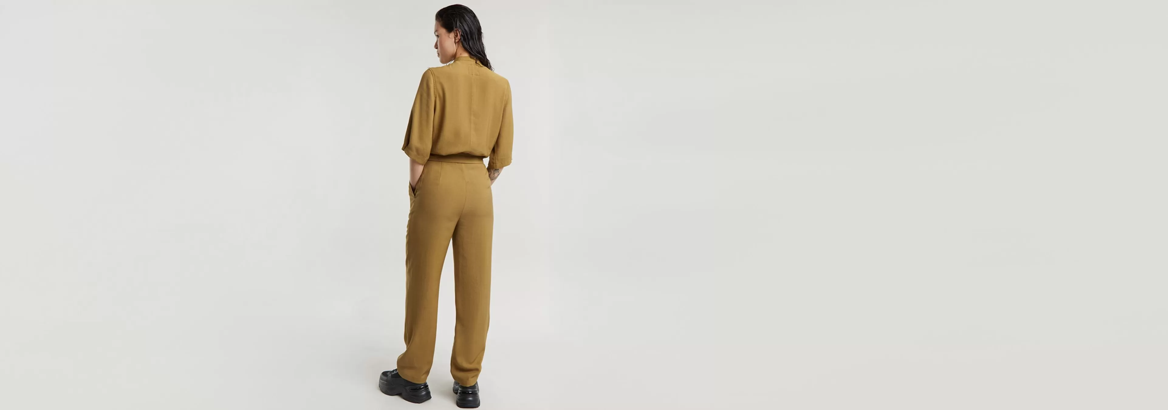 Sale G-Star Fluid Jumpsuit Dark Fall