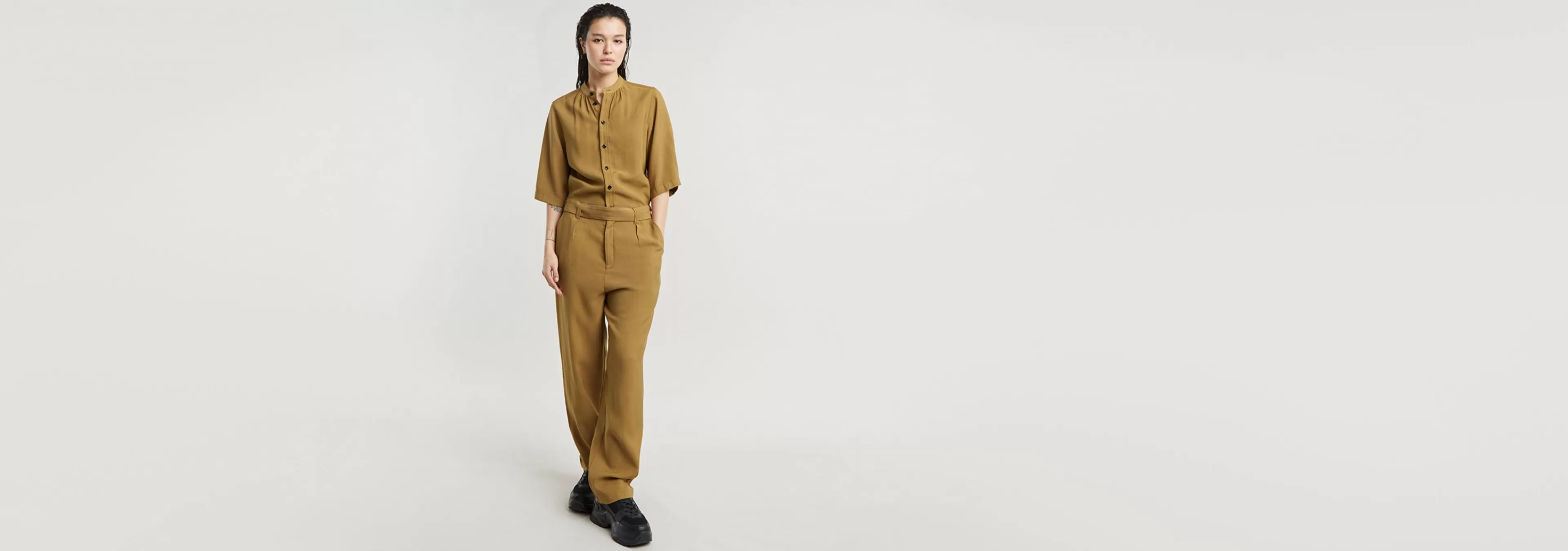 Sale G-Star Fluid Jumpsuit Dark Fall