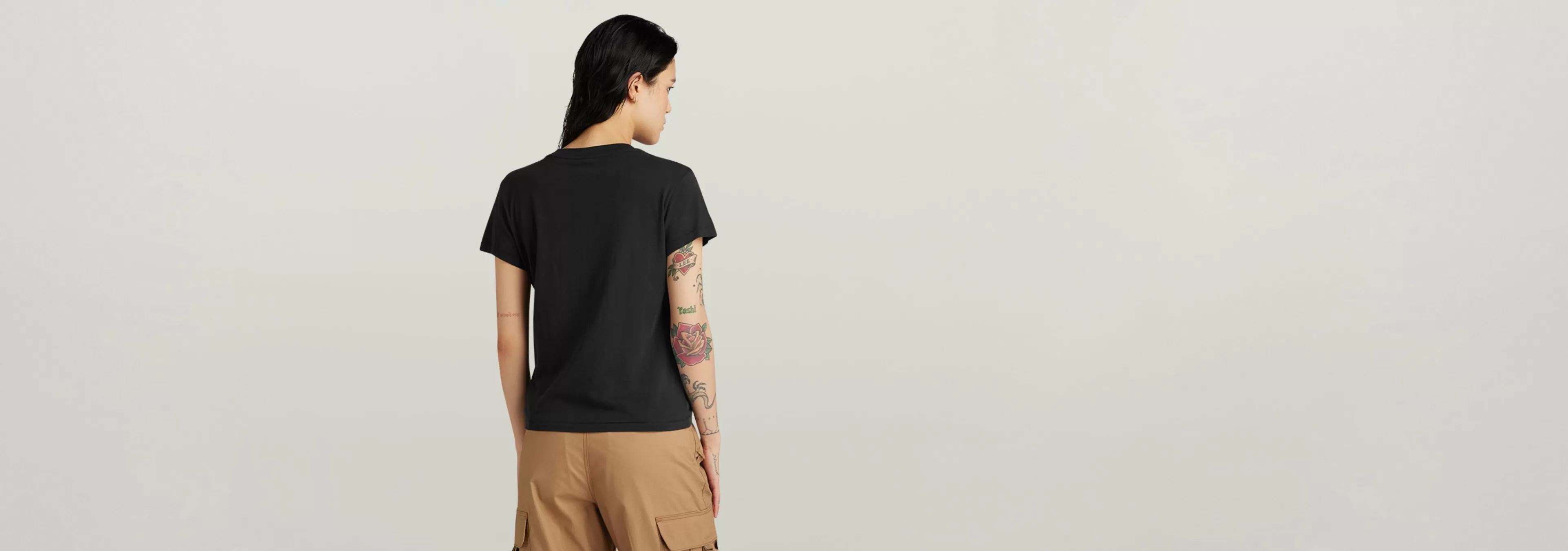 Store G-Star Front Seam Top dark black