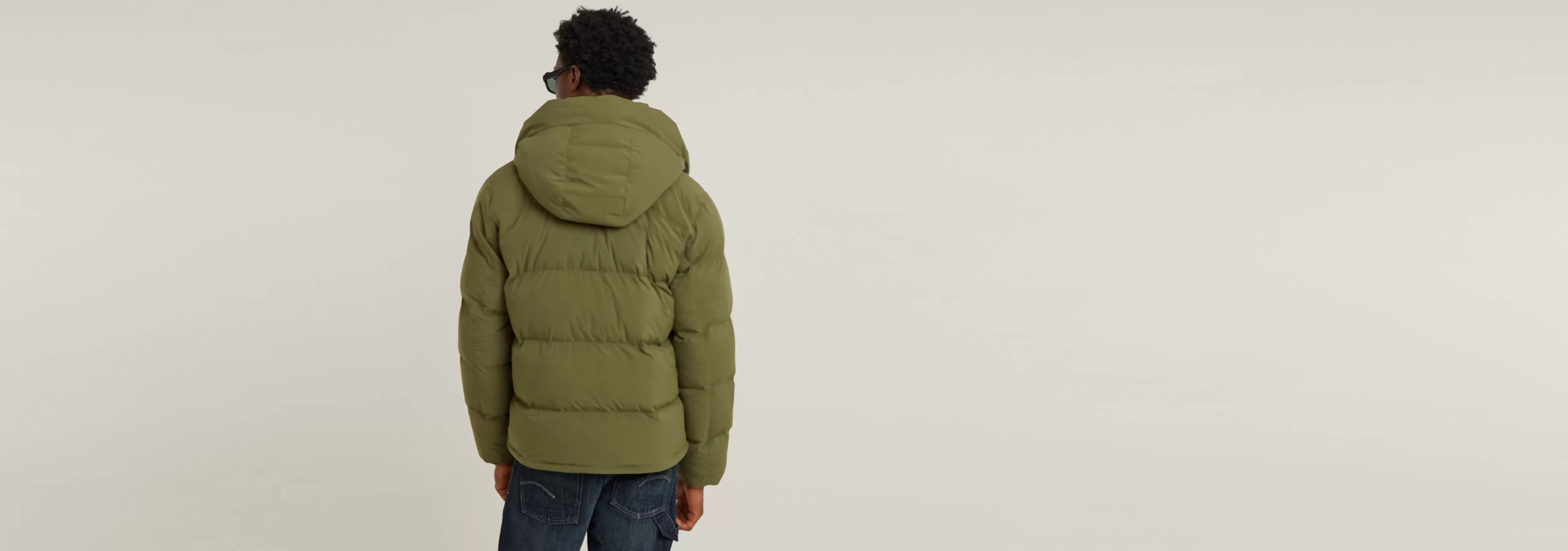 Fashion G-Star G- Whistler 2.0 Gewatteerd Jack Met Capuchon shadow olive