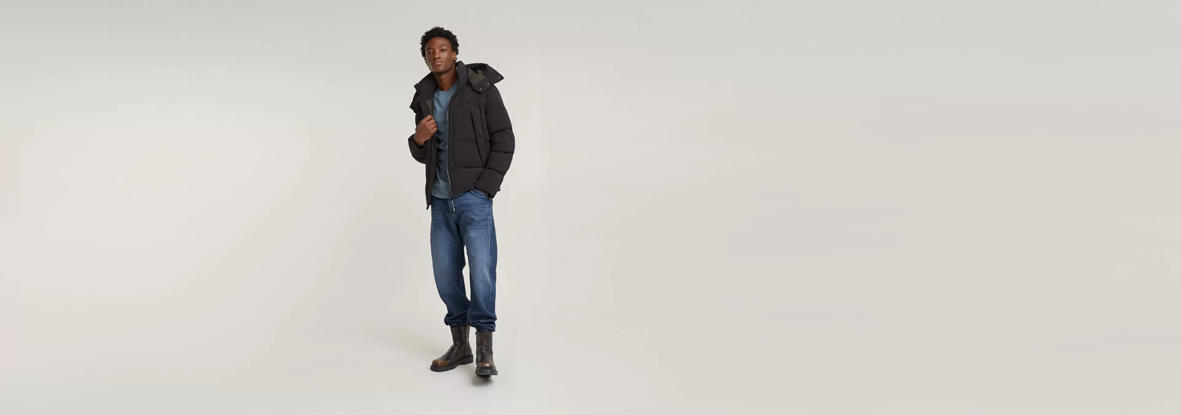 Online G-Star G- Whistler 2.0 Gewatteerd Jack Met Capuchon dark black