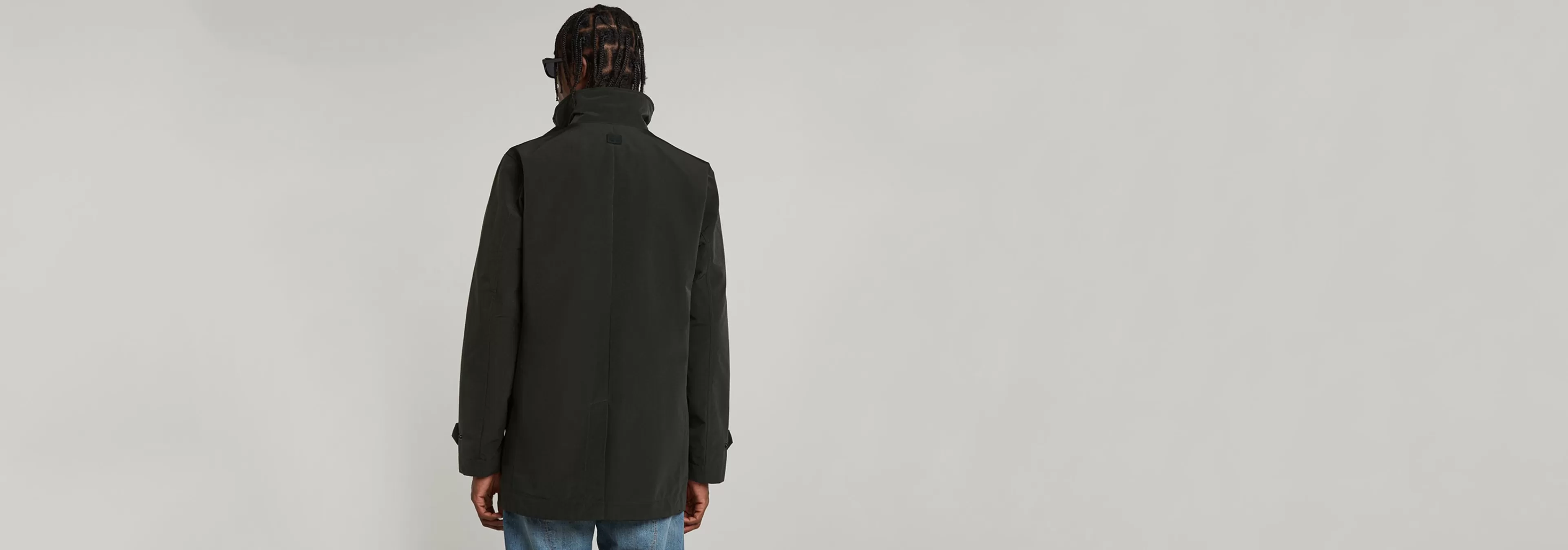 Hot G-Star Garber Trenchcoat dk black/gs grey