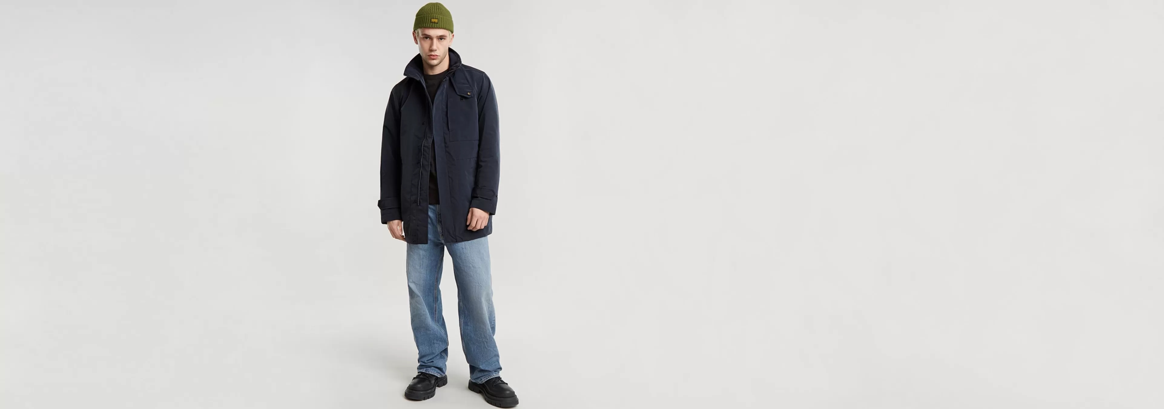 Shop G-Star Garber Trenchcoat salute/gs grey
