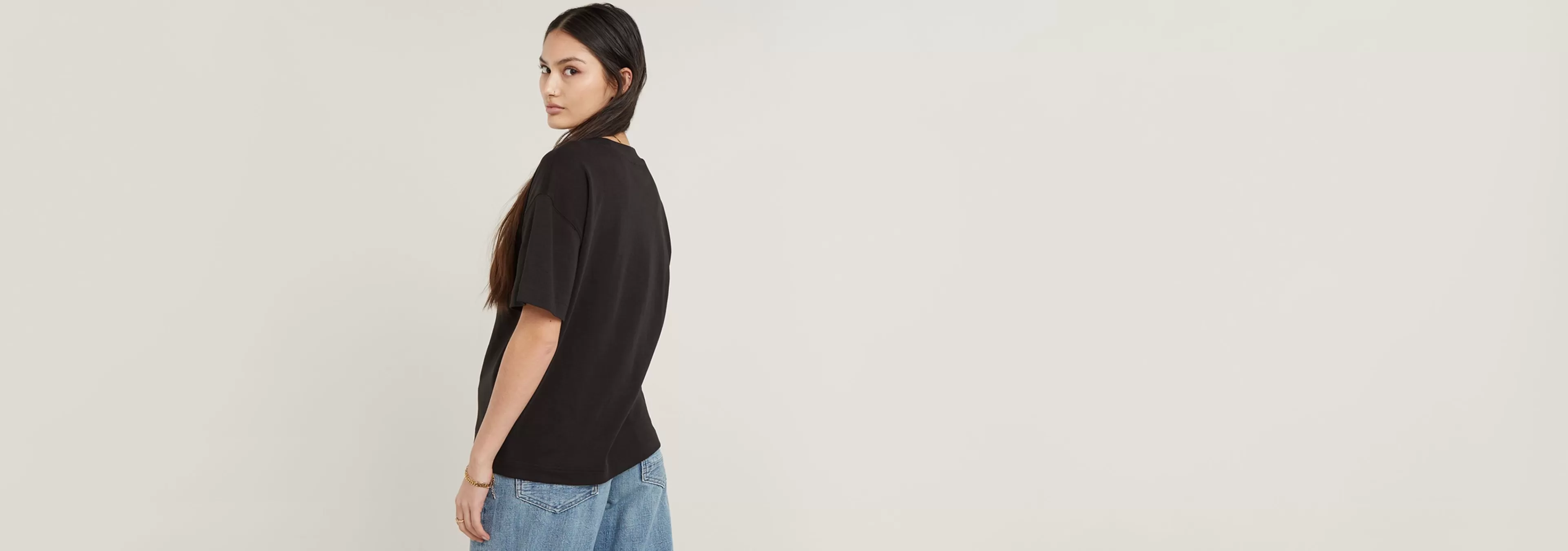 Discount G-Star G-Badge Loose Top dark black