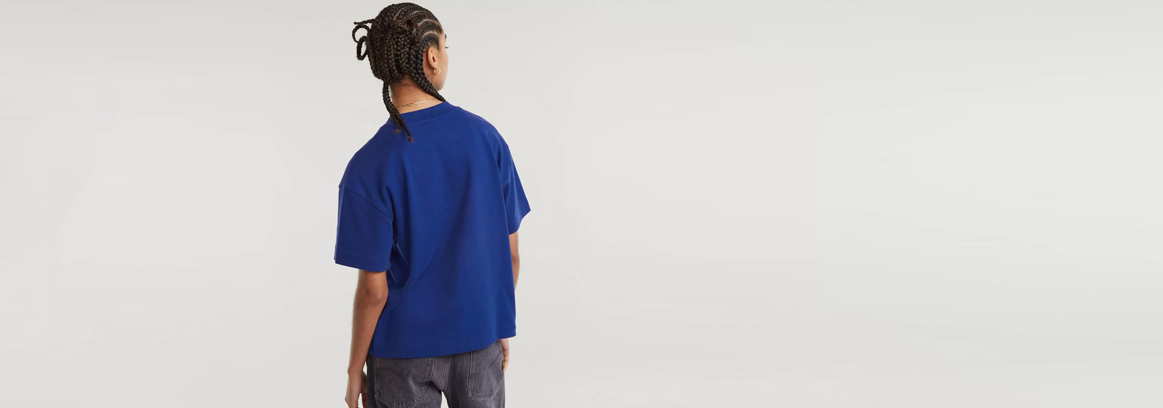 Shop G-Star G-Badge Loose Top Racing Blue